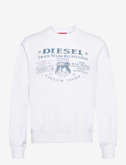Diesel - S-GINN-L2 SWEAT-SHIRT - sweatshirts - white - 0