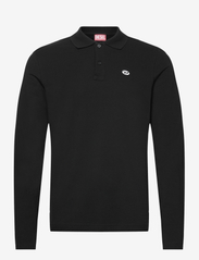 Diesel - T-SMITH-LS-DOVAL-PJ POLO SHIRT - long-sleeved polos - deep/black - 0