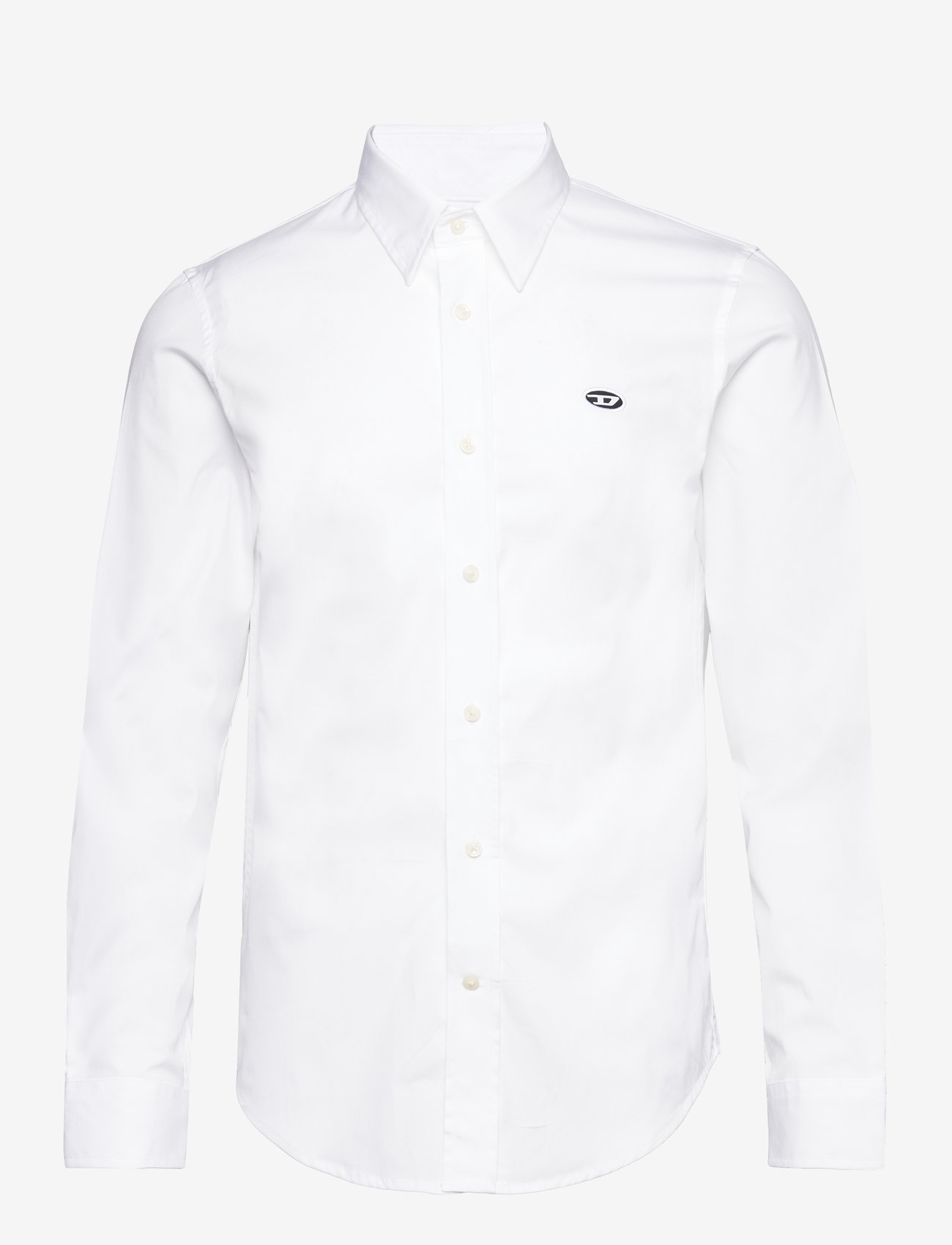 Diesel - S-BENNY-A SHIRT - laisvalaikio marškiniai - white - 0