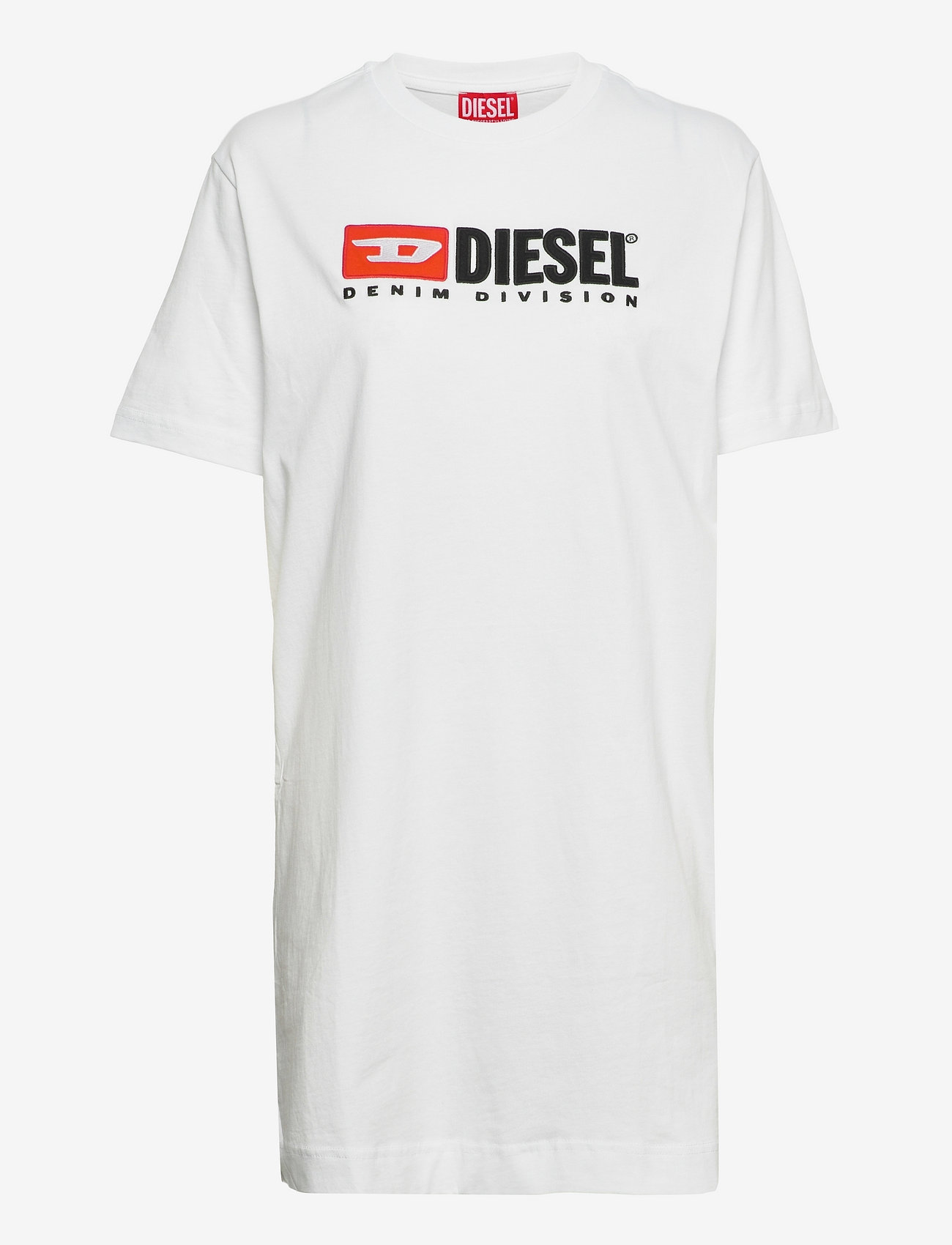 Diesel - D-EGOR-DIV - t-shirt jurken - bright white - 0