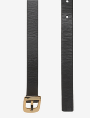 Diesel - DIESEL LOGO B-FRAME 20 belt - vyöt - black/gold - 1