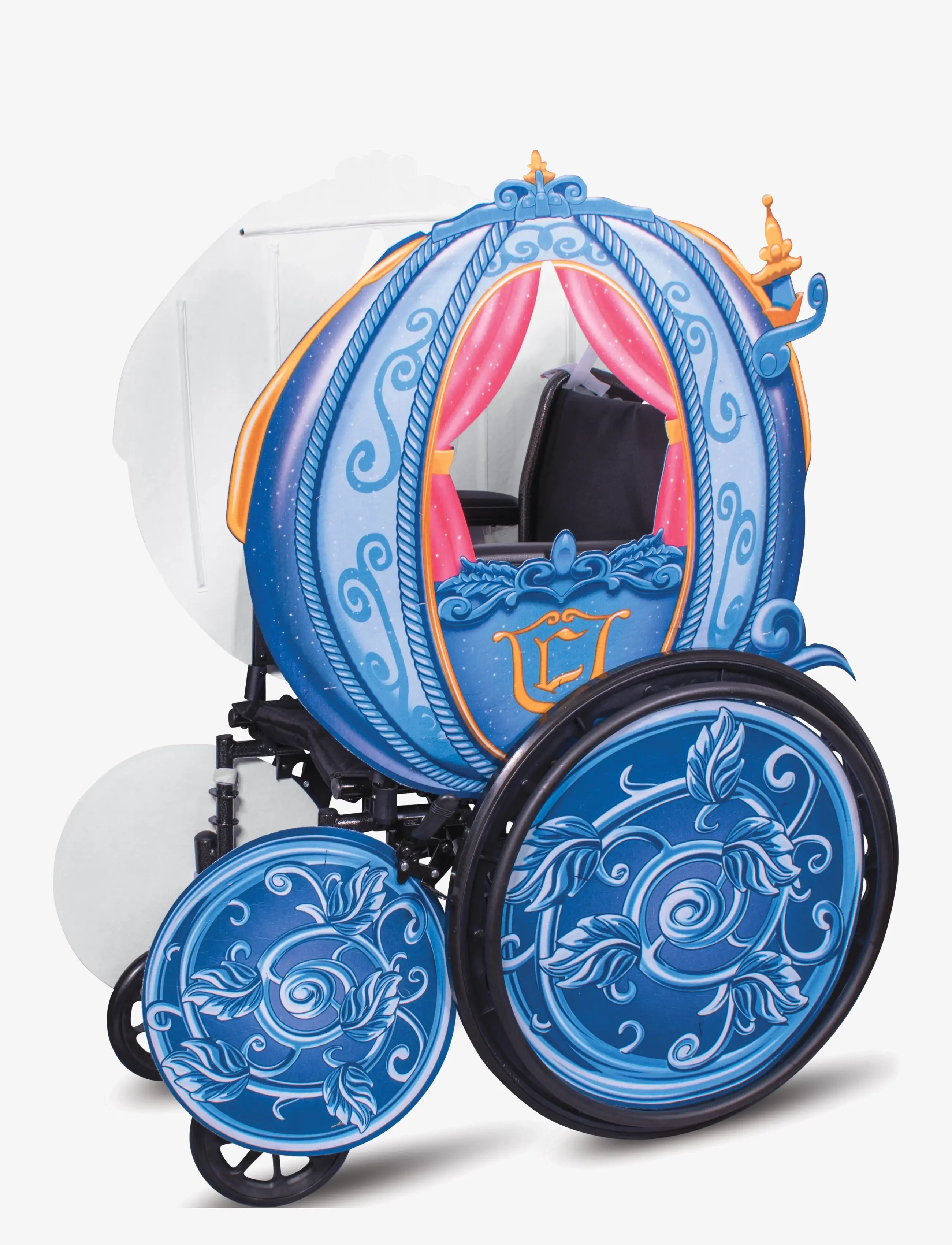 Disguise - Disney Princess Carriage Adaptive Wheelchair Cover - déguisements - multicoloured - 1