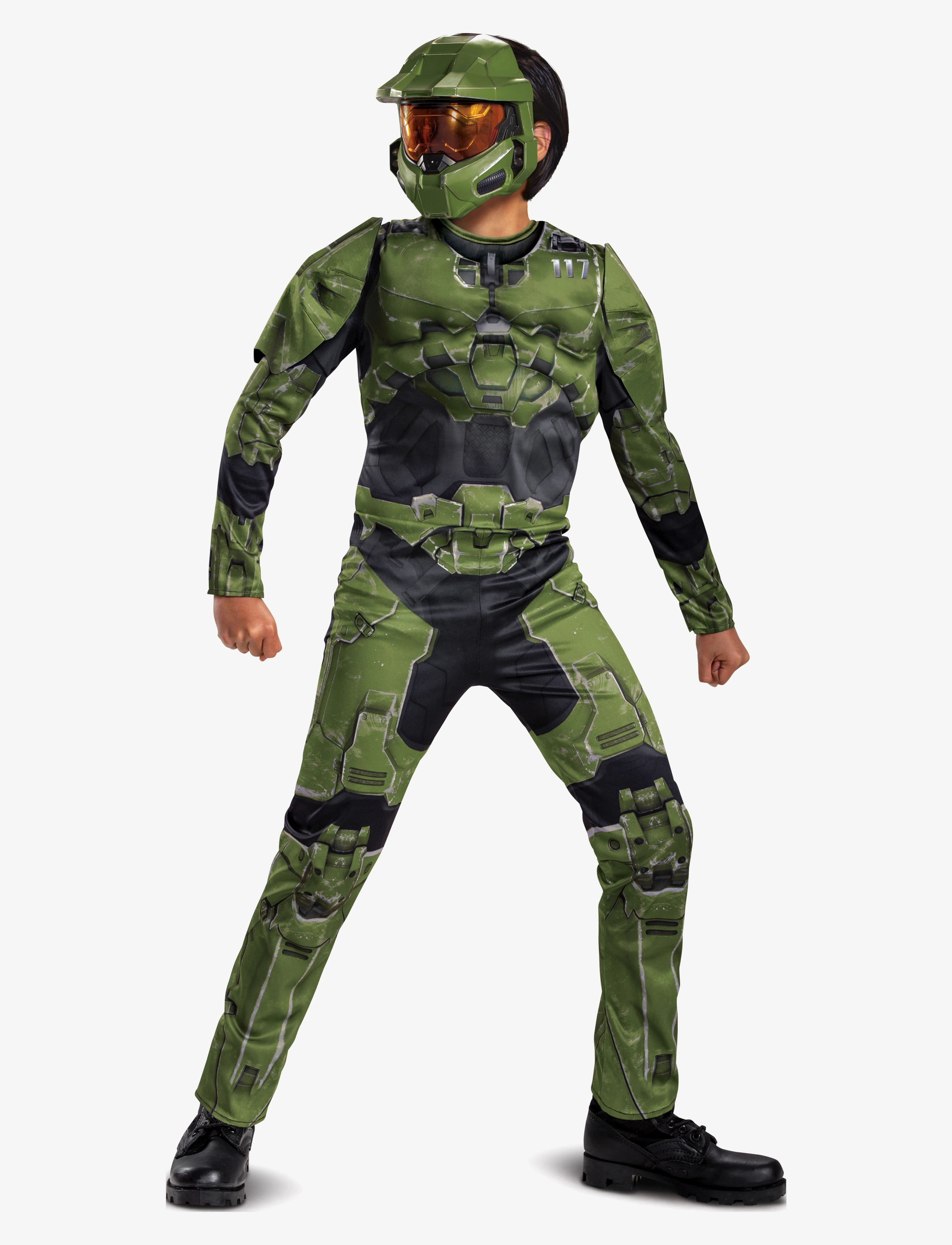 Disguise Master Chief Infinite Fancy Dress Intl, 110/116, Costumes & Accessories, Grün - Character Costumes, Kinder