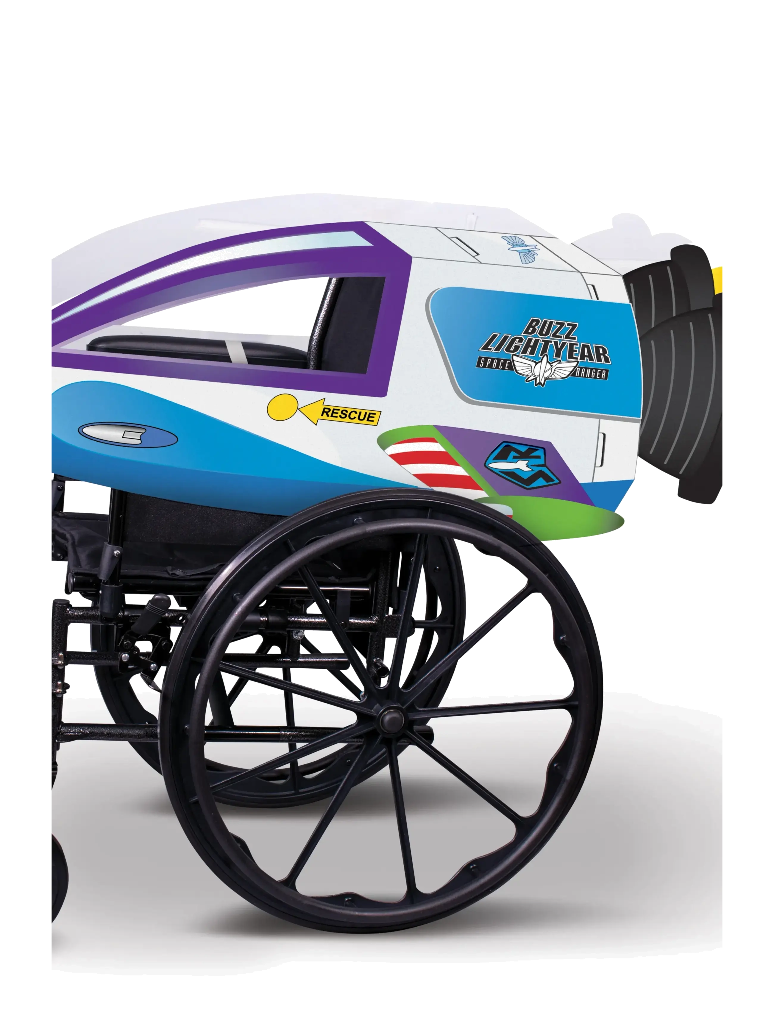 Disguise - Buzz Lightyear Spaceship Adaptive Wheelchair Cover - kostüme - multicoloured - 1