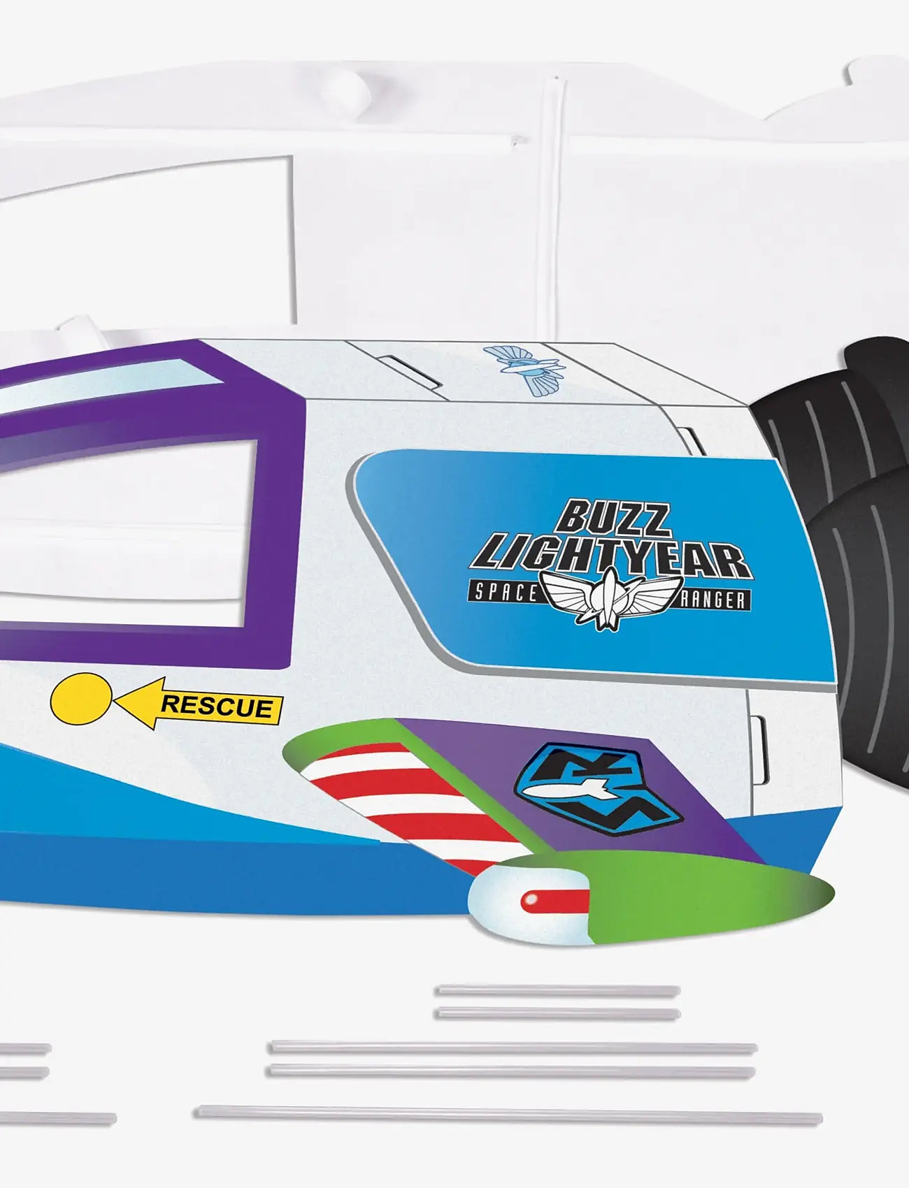 Disguise - Buzz Lightyear Spaceship Adaptive Wheelchair Cover - maskeradkläder - multicoloured - 2