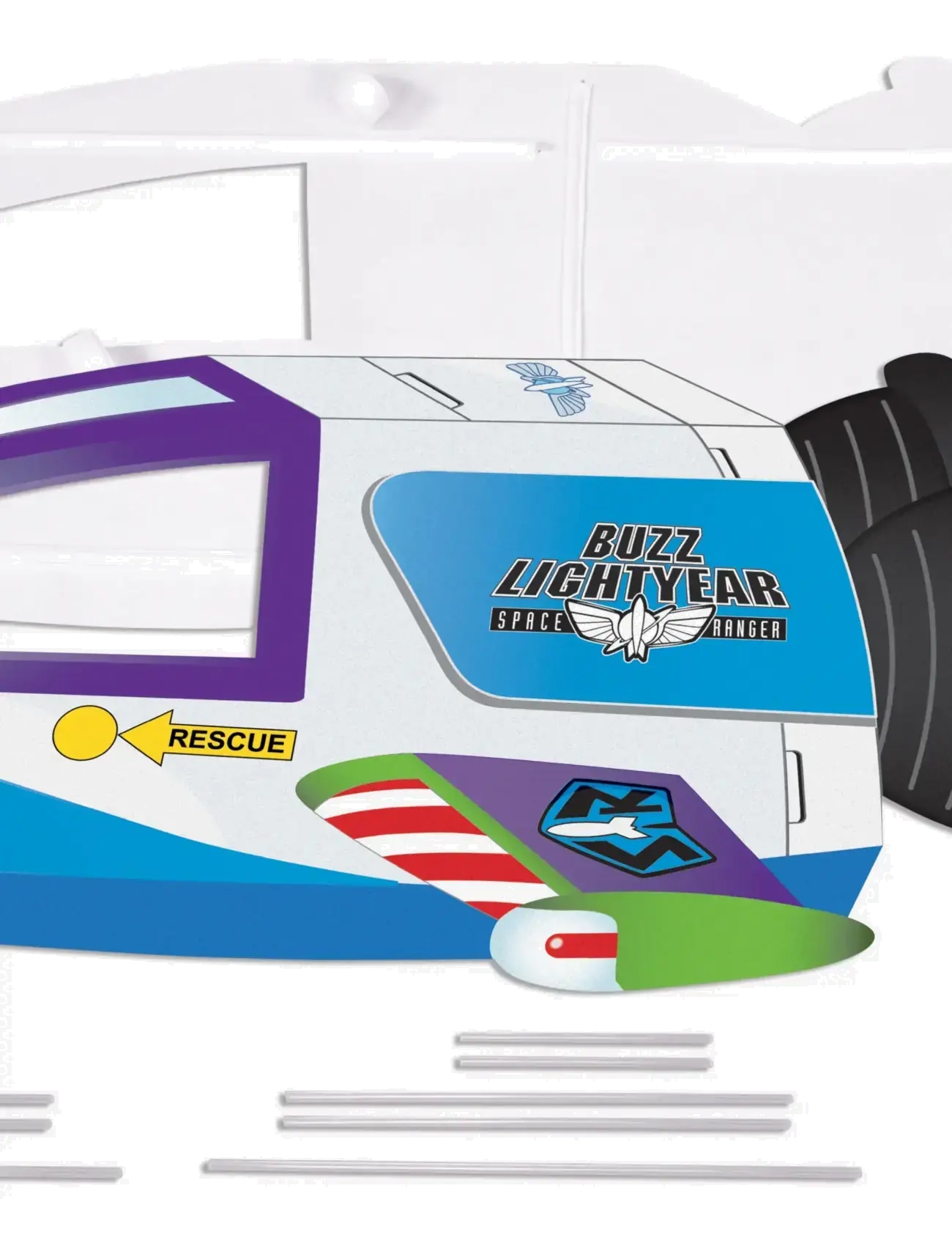 Disguise - Buzz Lightyear Spaceship Adaptive Wheelchair Cover - déguisements - multicoloured - 2