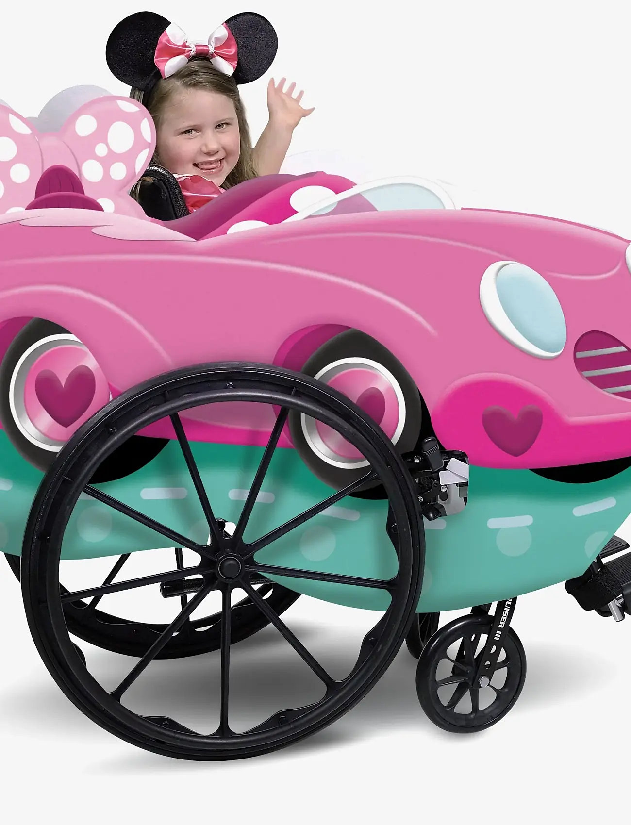 Disguise - Pink Minnie Adaptive Wheelchair Cover - maskeradkläder - pink - 1