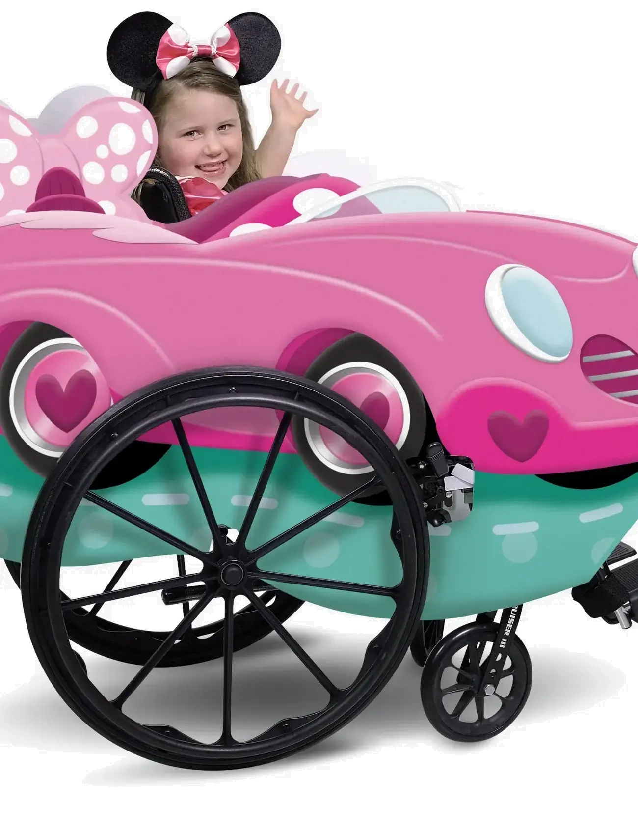 Disguise - Pink Minnie Adaptive Wheelchair Cover - kostiumai - pink - 1