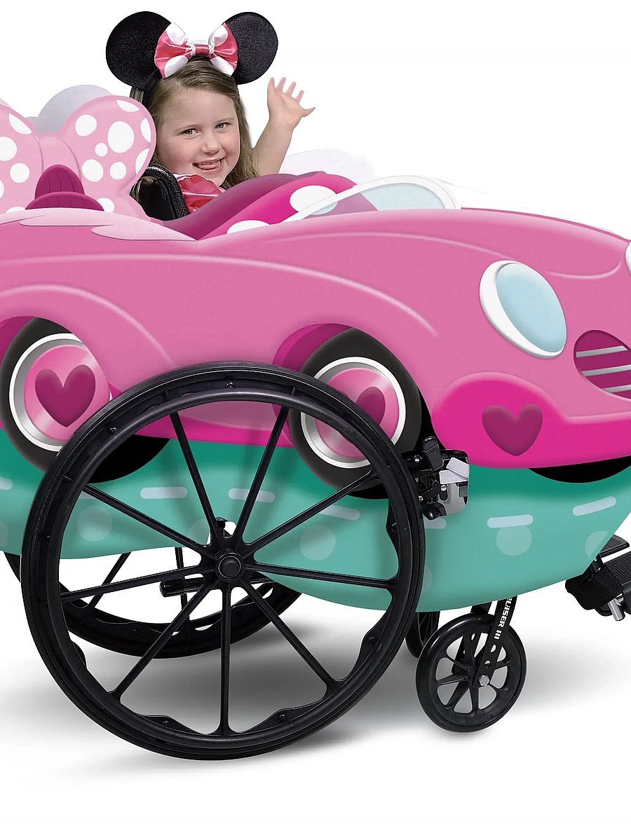 Disguise - Pink Minnie Adaptive Wheelchair Cover - kostüme - pink - 3