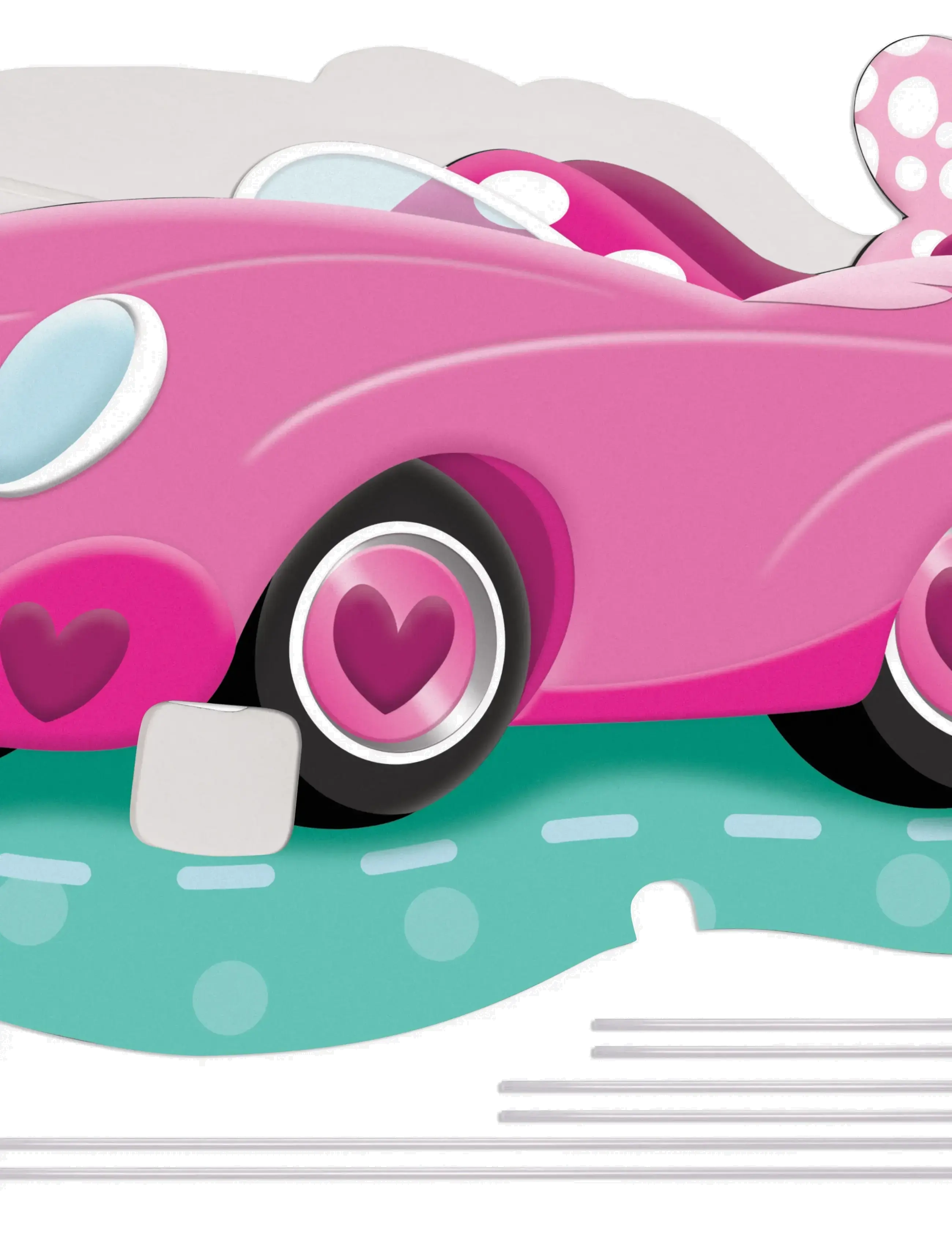 Disguise - Pink Minnie Adaptive Wheelchair Cover - kostiumai - pink - 2