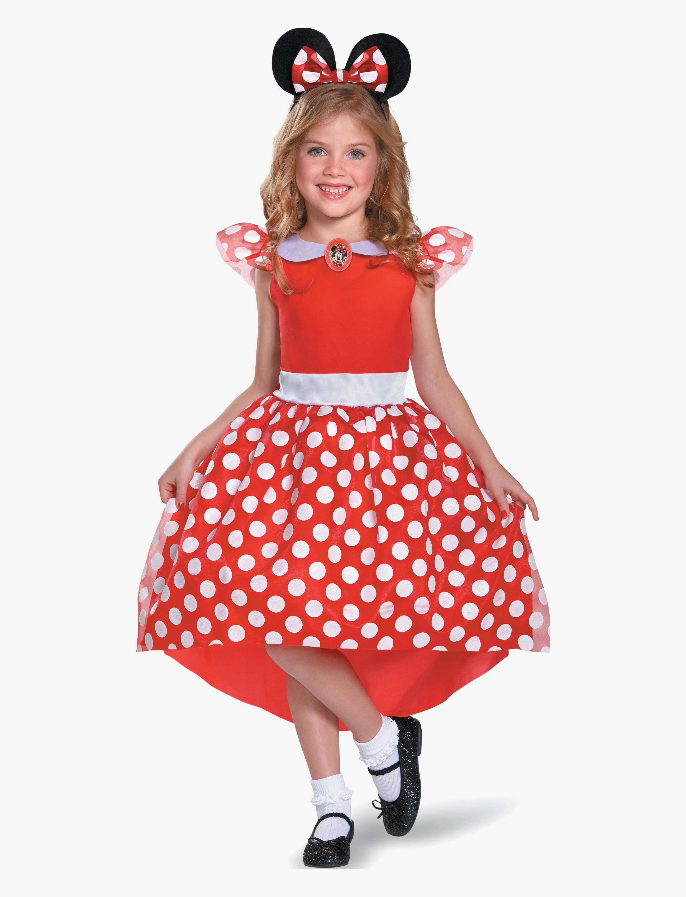 Disguise Red Minnie Classic (Eu), 116, Red, Kostumer Og Tilbehør > Karakterkostumer, Børn