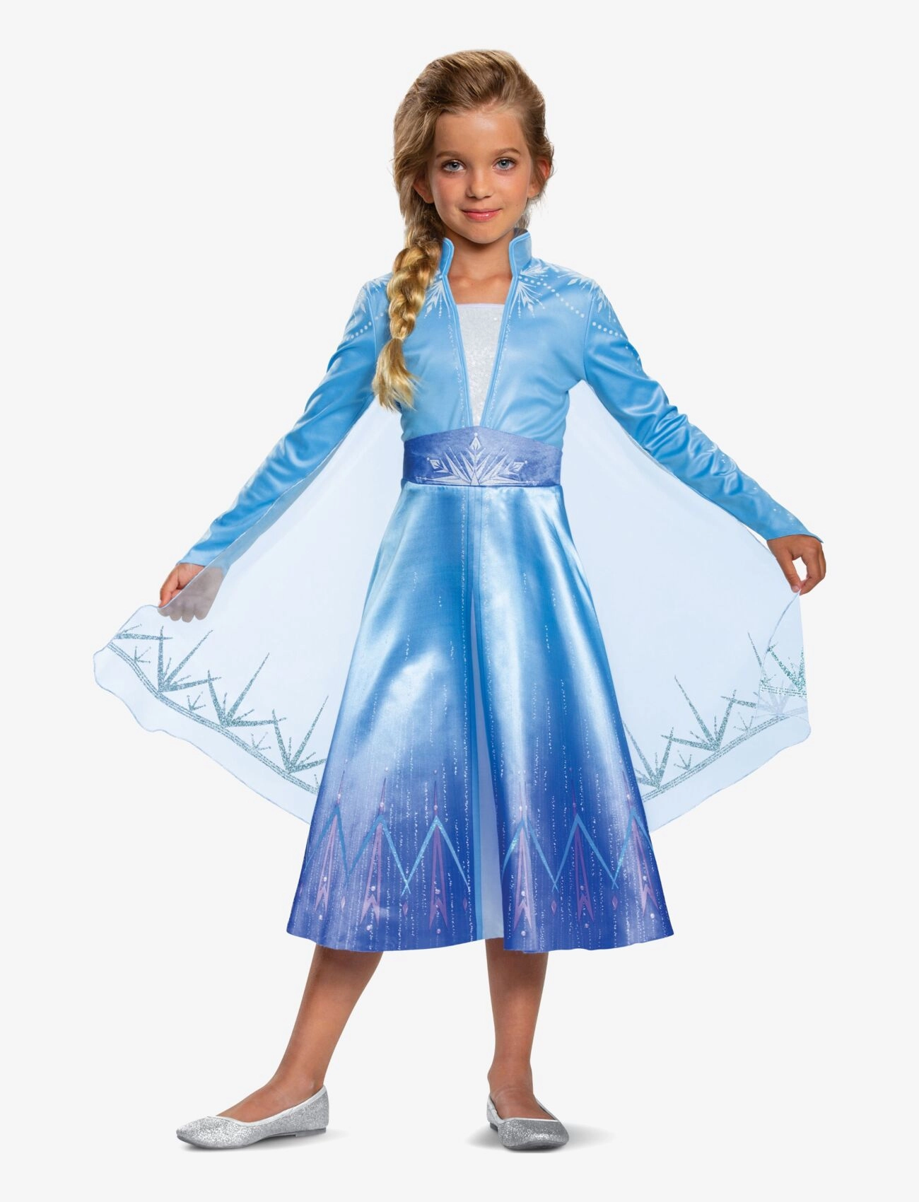 Disguise Elsa Traveling Deluxe (Eu), 116, Blue, Kostumer Og Tilbehør > Karakterkostumer, Børn