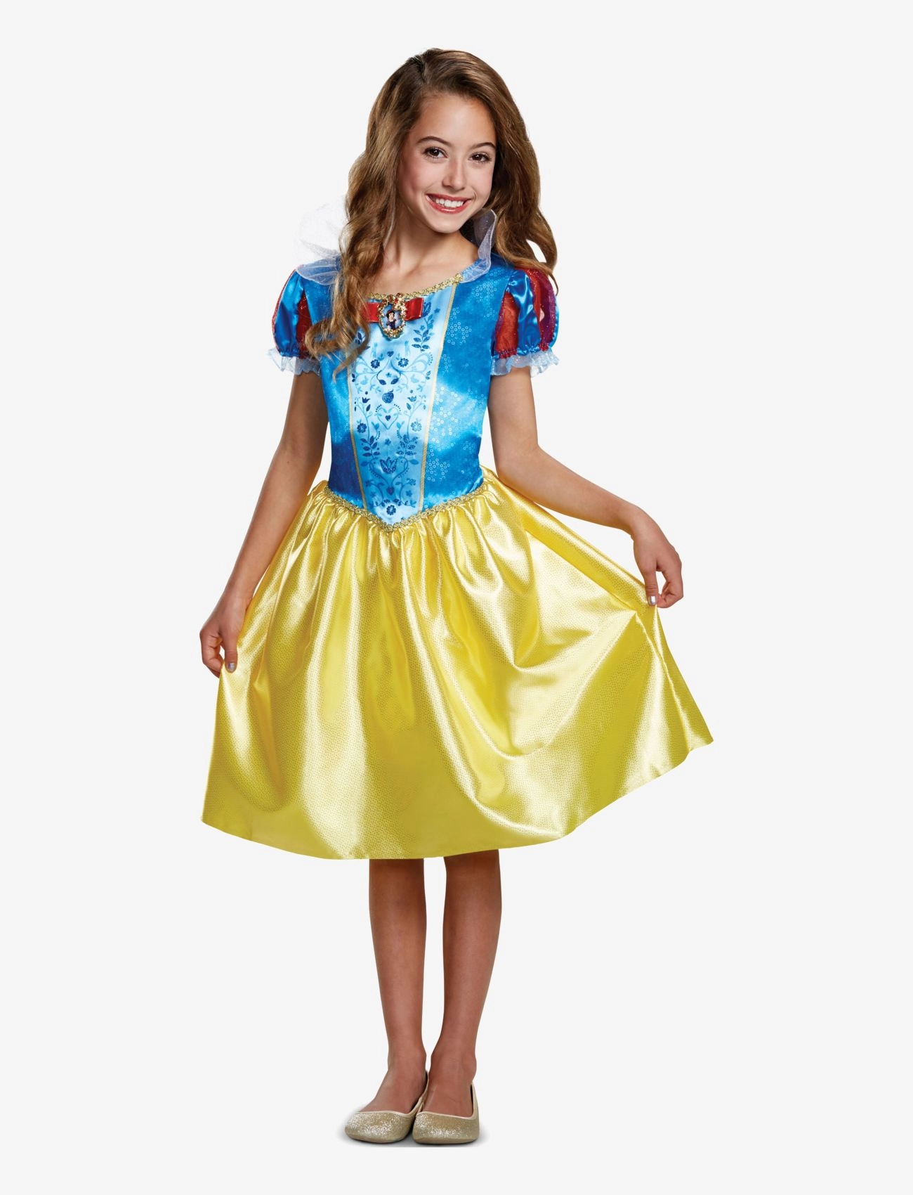 Disguise Snow White Classic (Eu), 128, Costumes & Accessories, Mehrfarbig/gemustert - Character Costumes, Kinder
