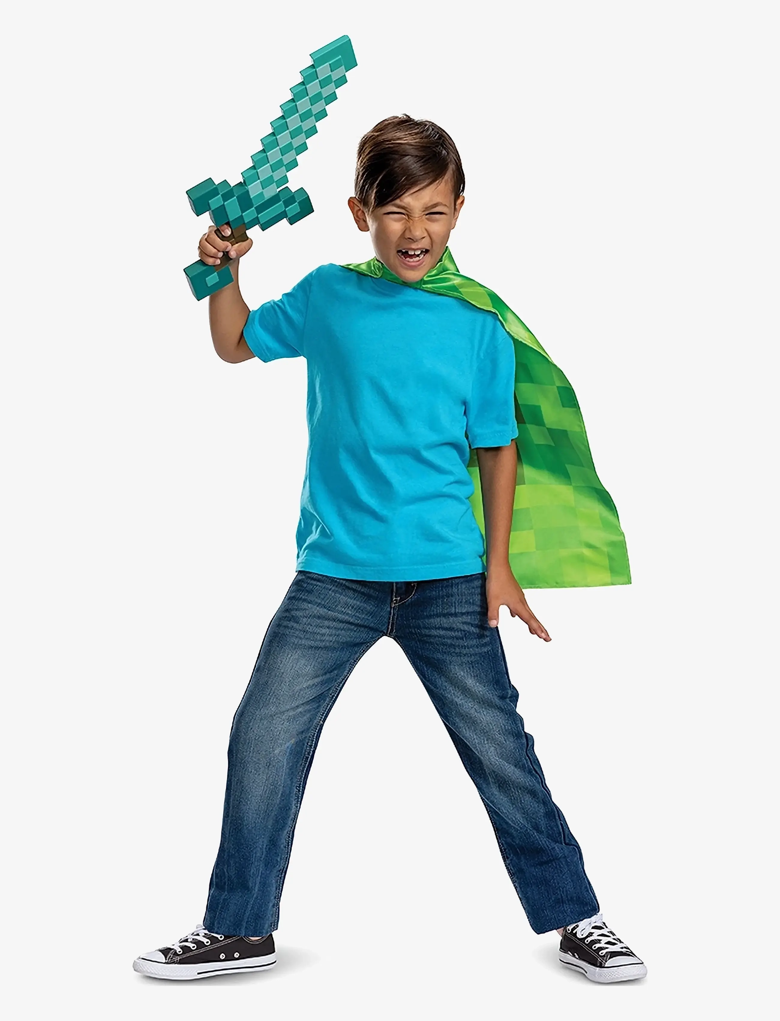 Disguise - Minecraft Sword & Cape Set - naamiaisasut - multicoloured - 3