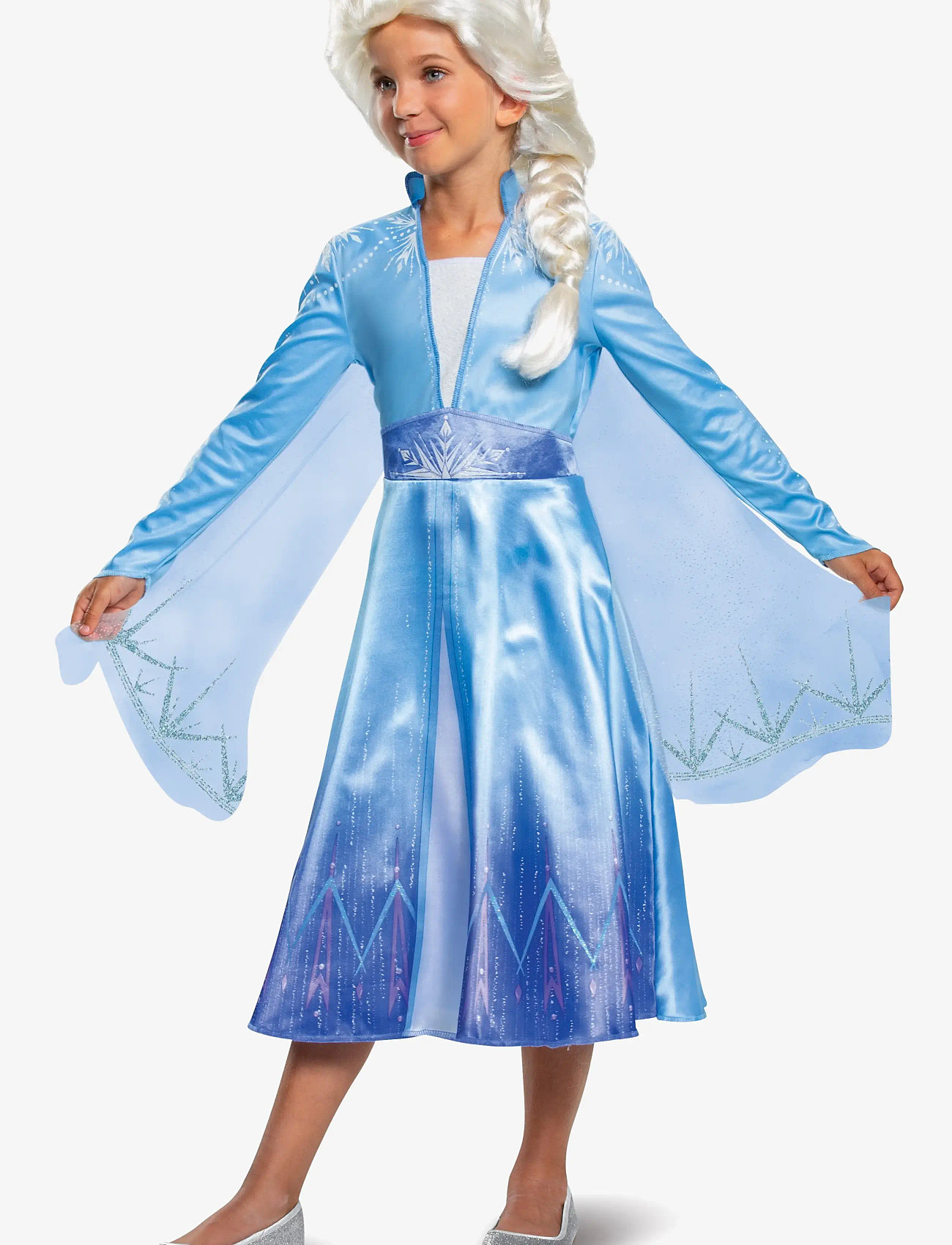 Disguise - Elsa Wig - Child - maskeradkläder - white - 0