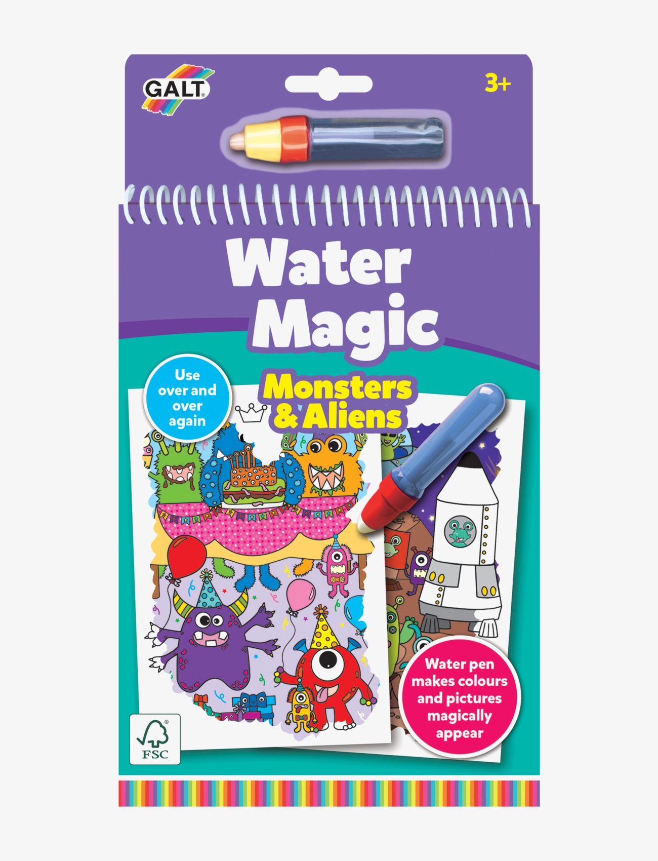 MARTINEX Water Magic Monsters Und Aliens Patterned - One Size - Kinder