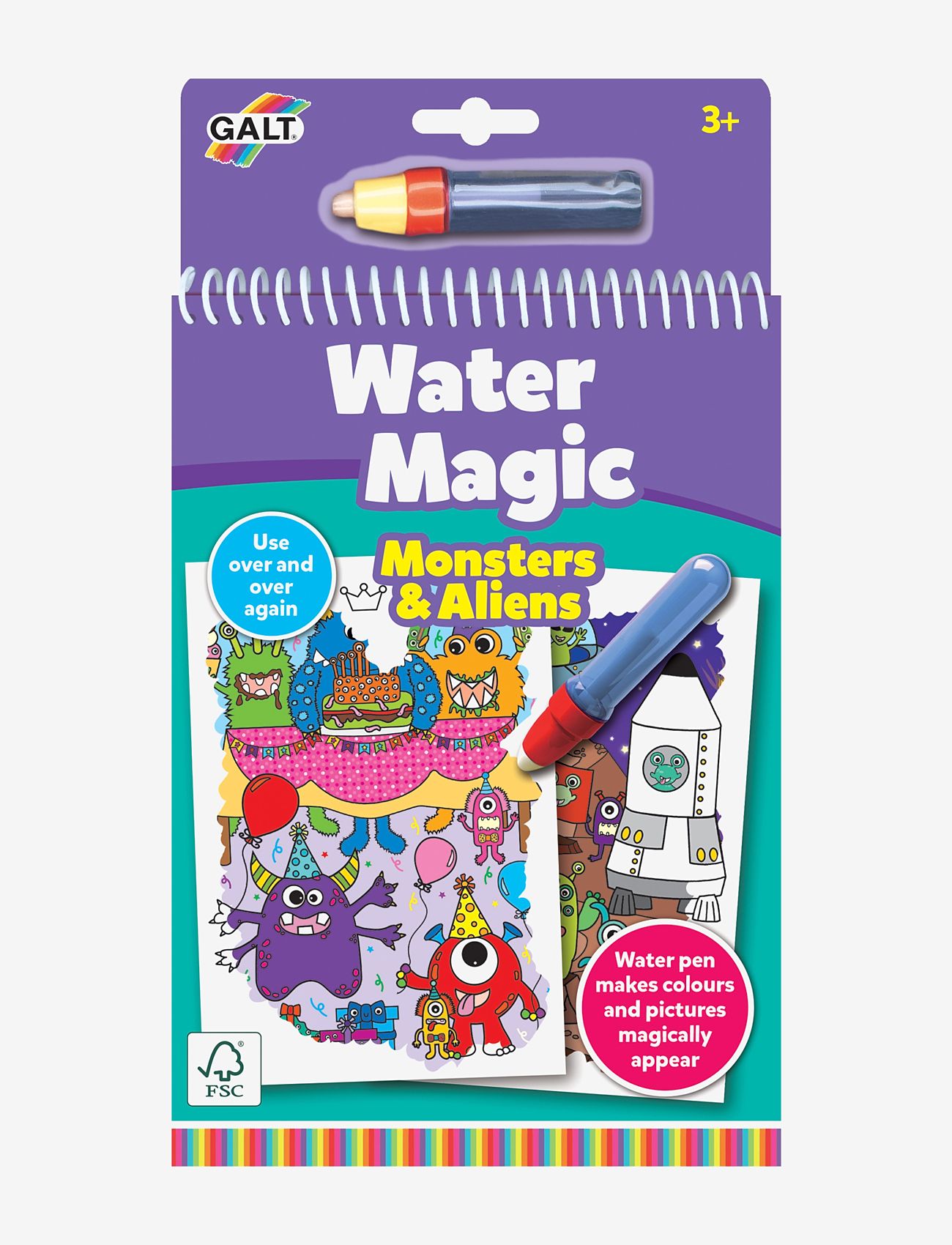 Martinex - WATER MAGIC MONSTERS AND ALIENS - skrivesæt - multicolor - 0