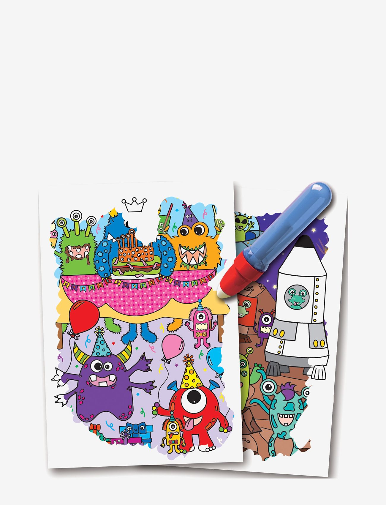 Martinex - WATER MAGIC MONSTERS AND ALIENS - skrivesæt - multicolor - 2