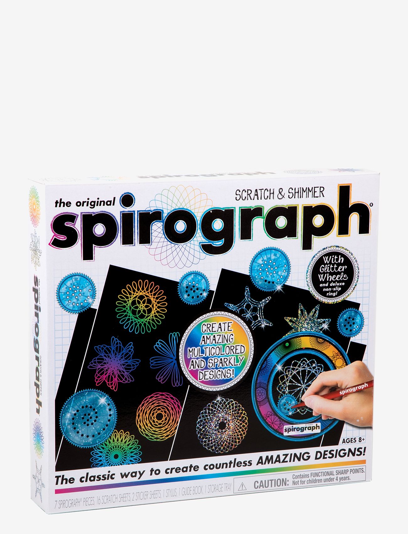 Martinex - SPIROGRAPH SCRATCH AND SHIMMER - educational games - multi coloured - 1