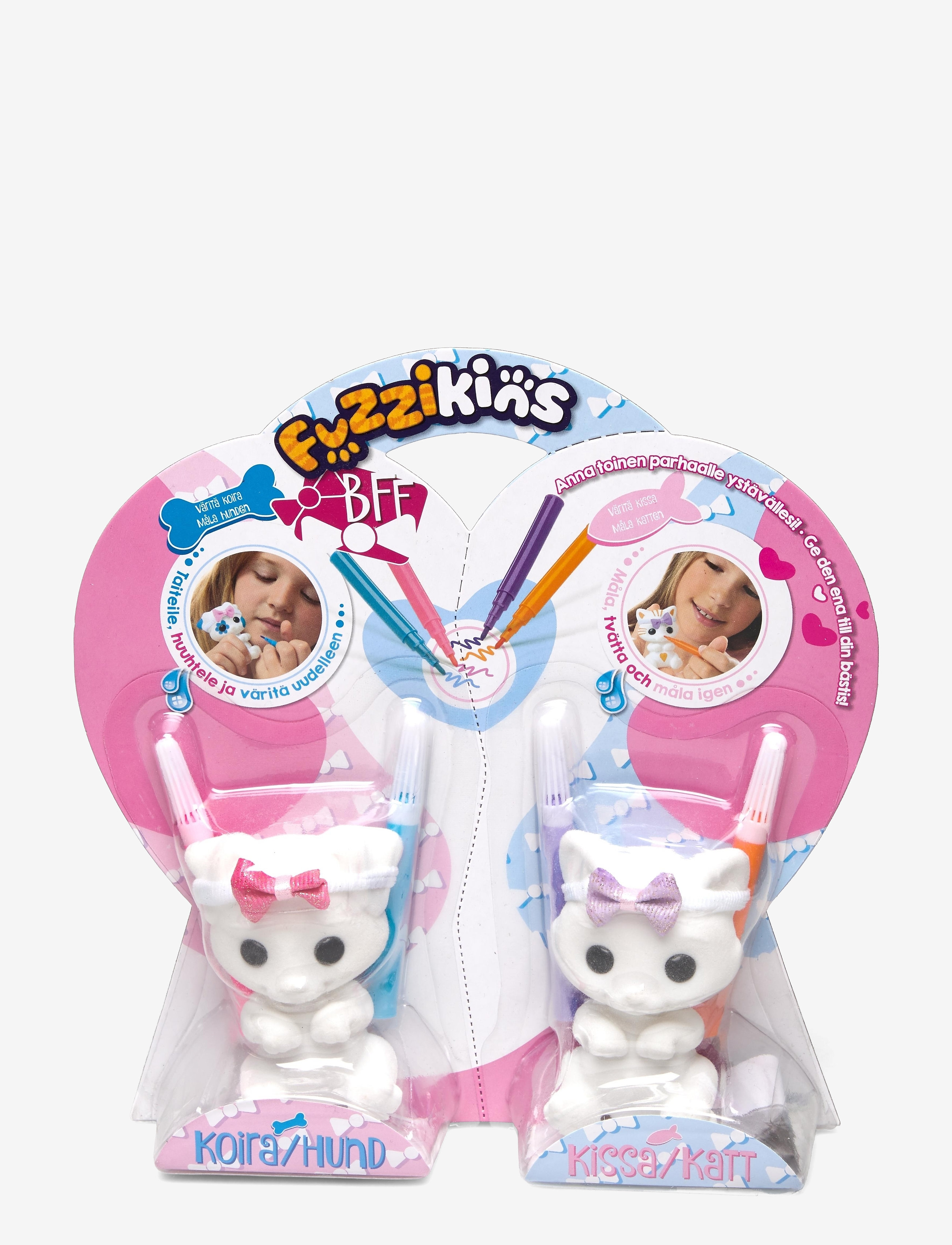FUZZIKINS BEST FRIENDS PACK - MULTI-COLOURED