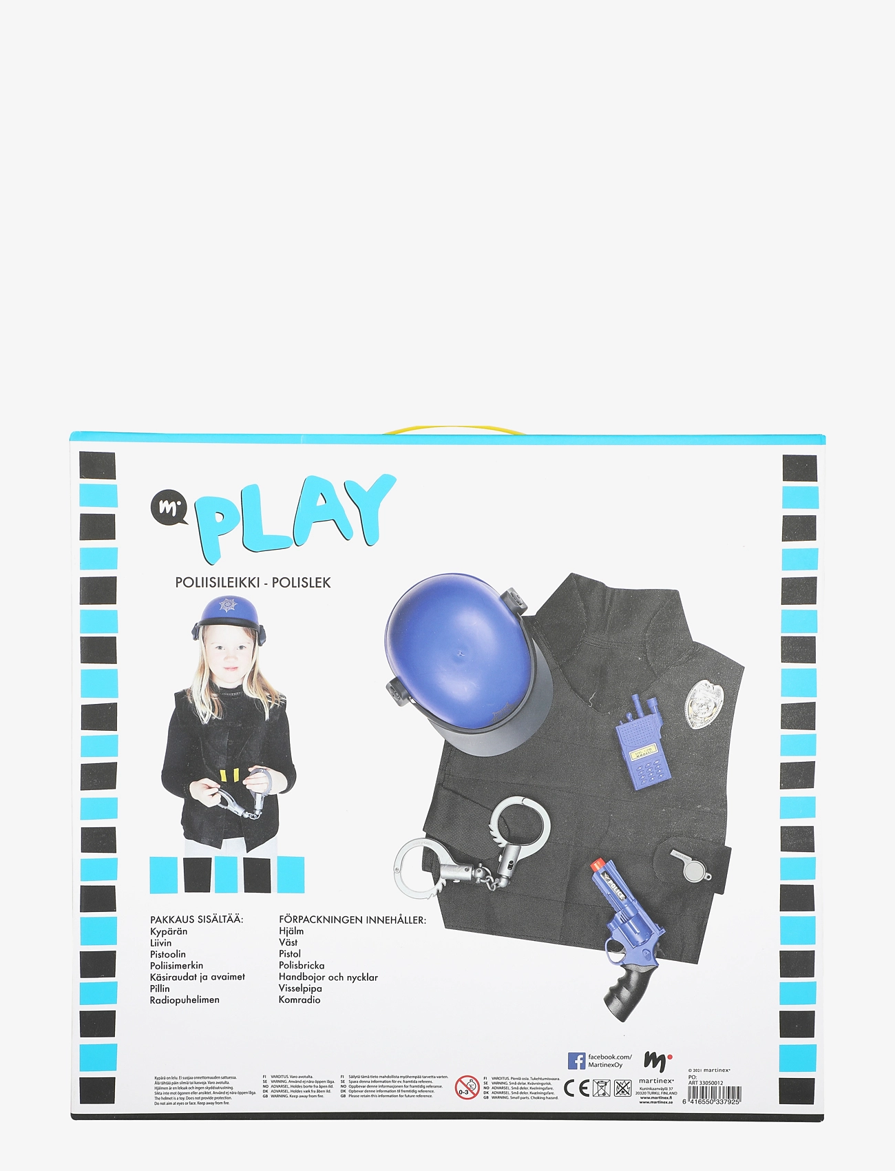 Martinex - Police patrol playset - fylgihlutir fyrir búninga - multi-coloured - 2