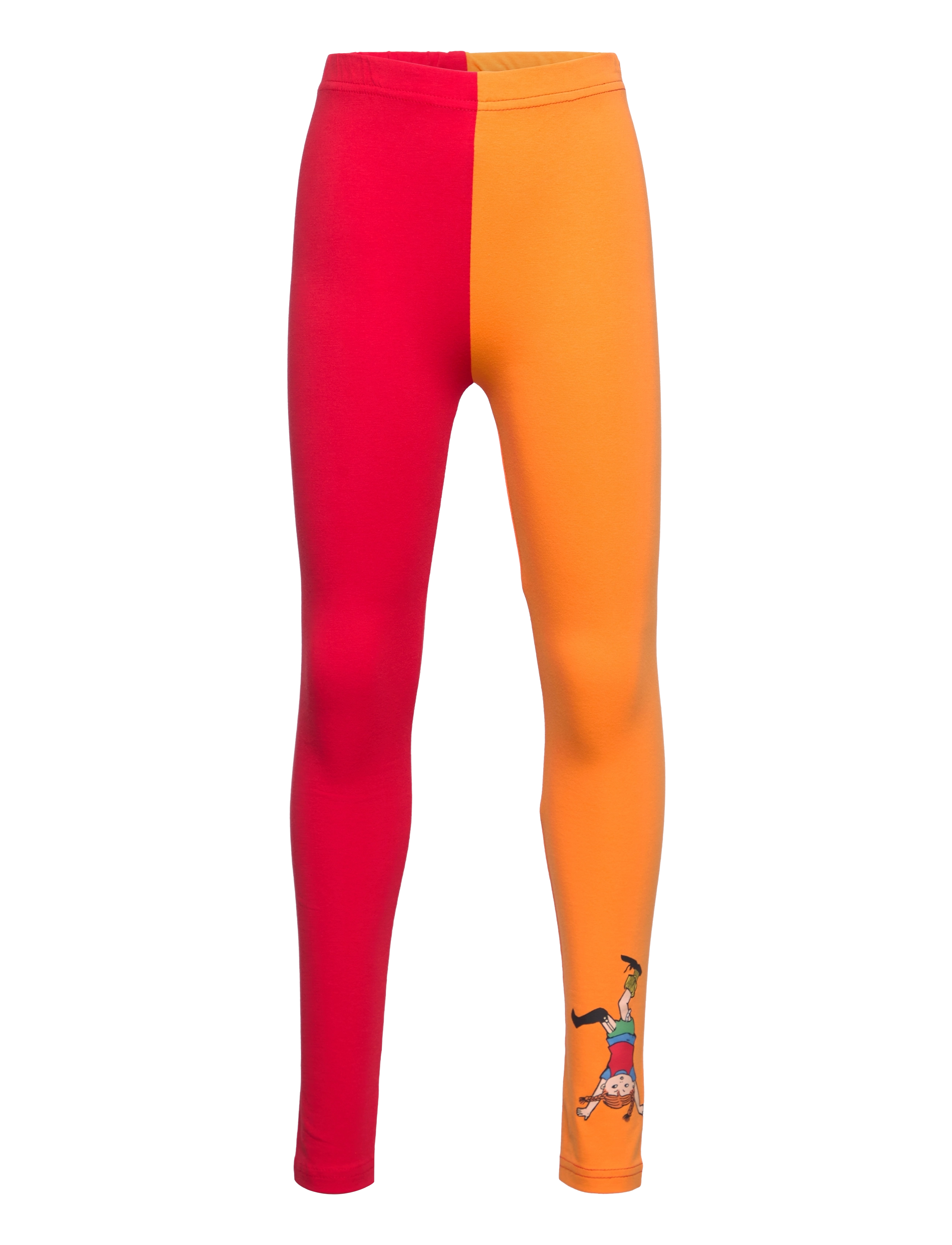 Pippi Langstrømpe Pippi Leggings, Børn, Pippi Leggings, Multi/mønstret, Str: 86