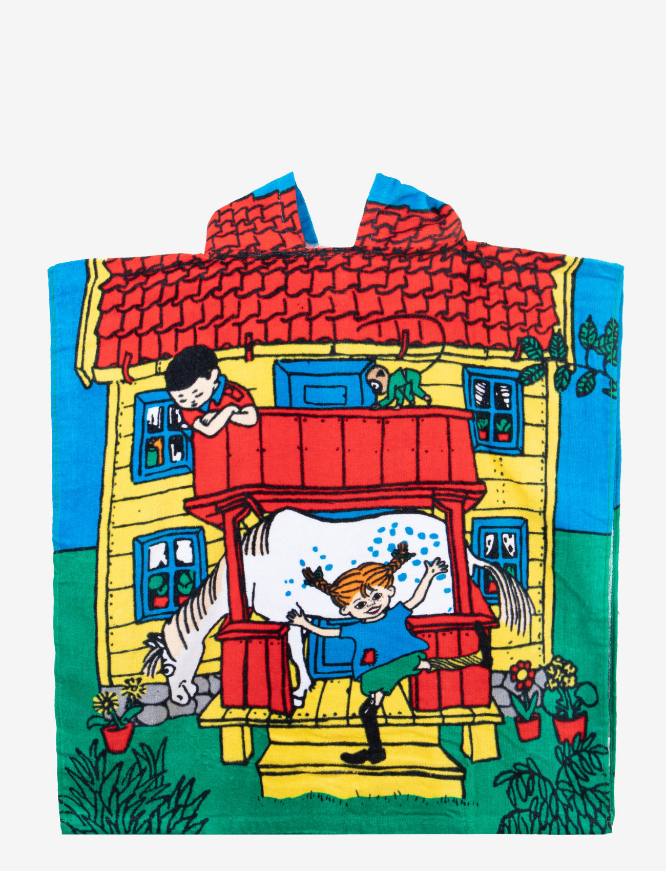 Pippi Langstrømpe - VILLEKULLA BADPONCHO - badekåber - multi-coloured - 0