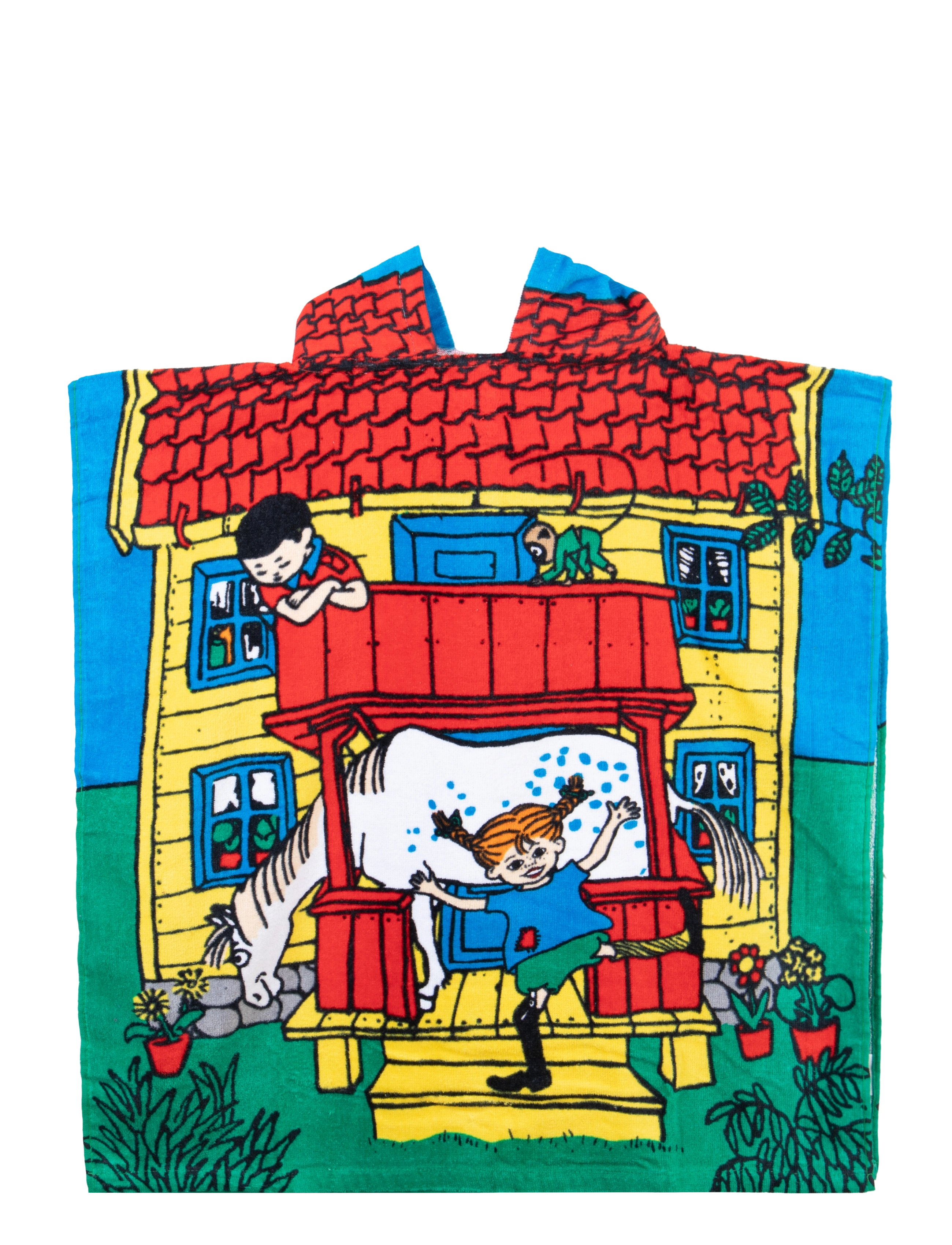 Pippi Langstrømpe VILLEKULLA BADPONCHO - Kids home - MULTI-COLOURED / multi