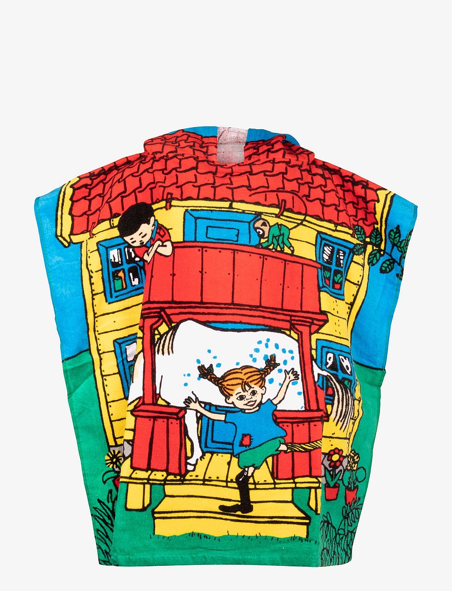 Pipi Pikksukk - VILLEKULLA BADPONCHO - hommikumantlid - multi-coloured - 1