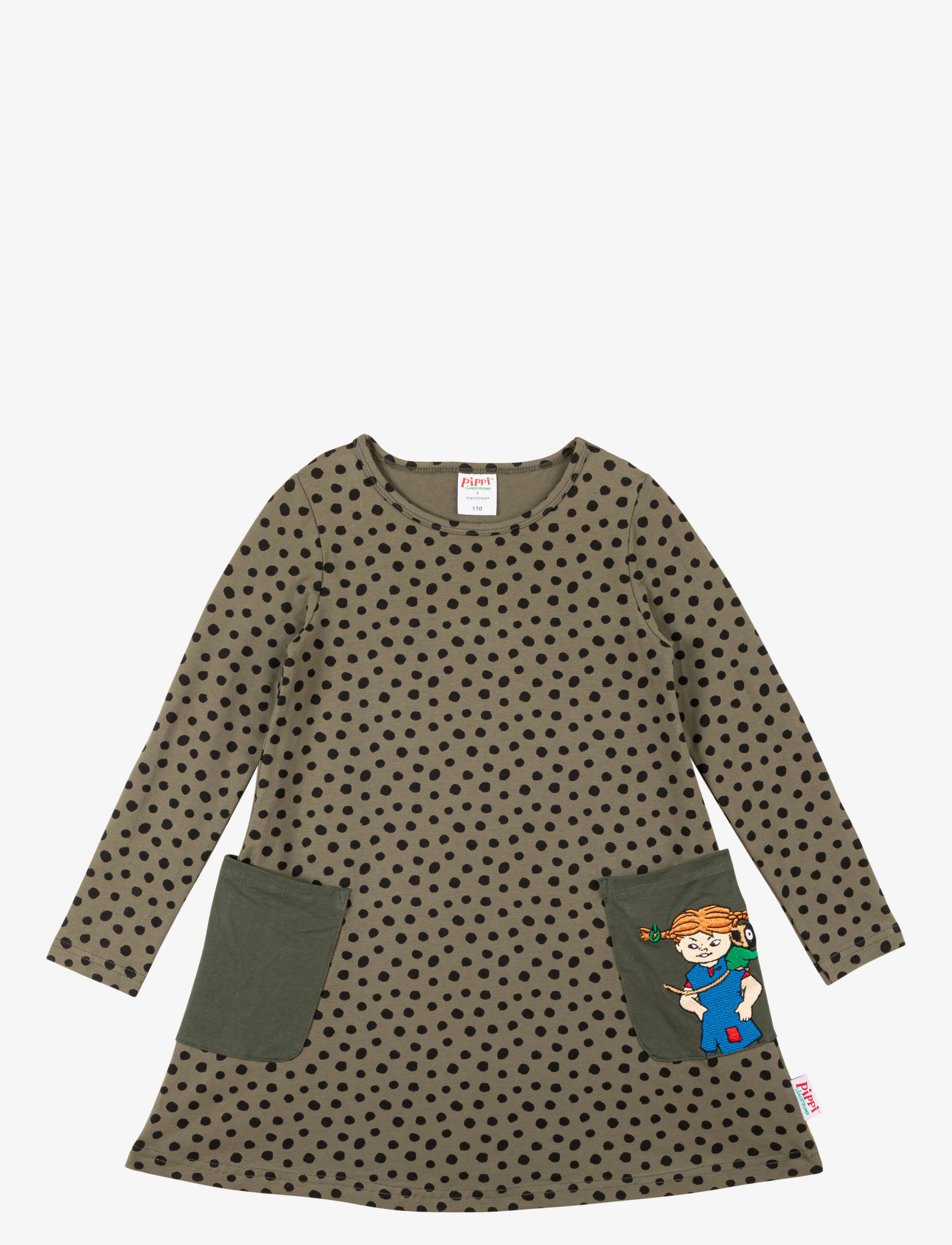 Martinex - SPECKLED DRESS - khaki green - 0