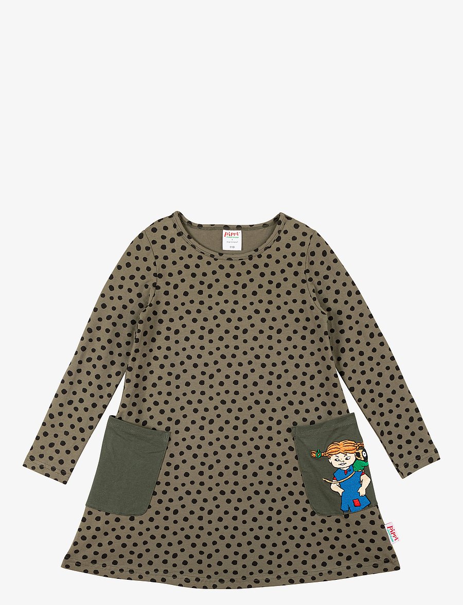 Martinex - SPECKLED DRESS - khaki green - 0