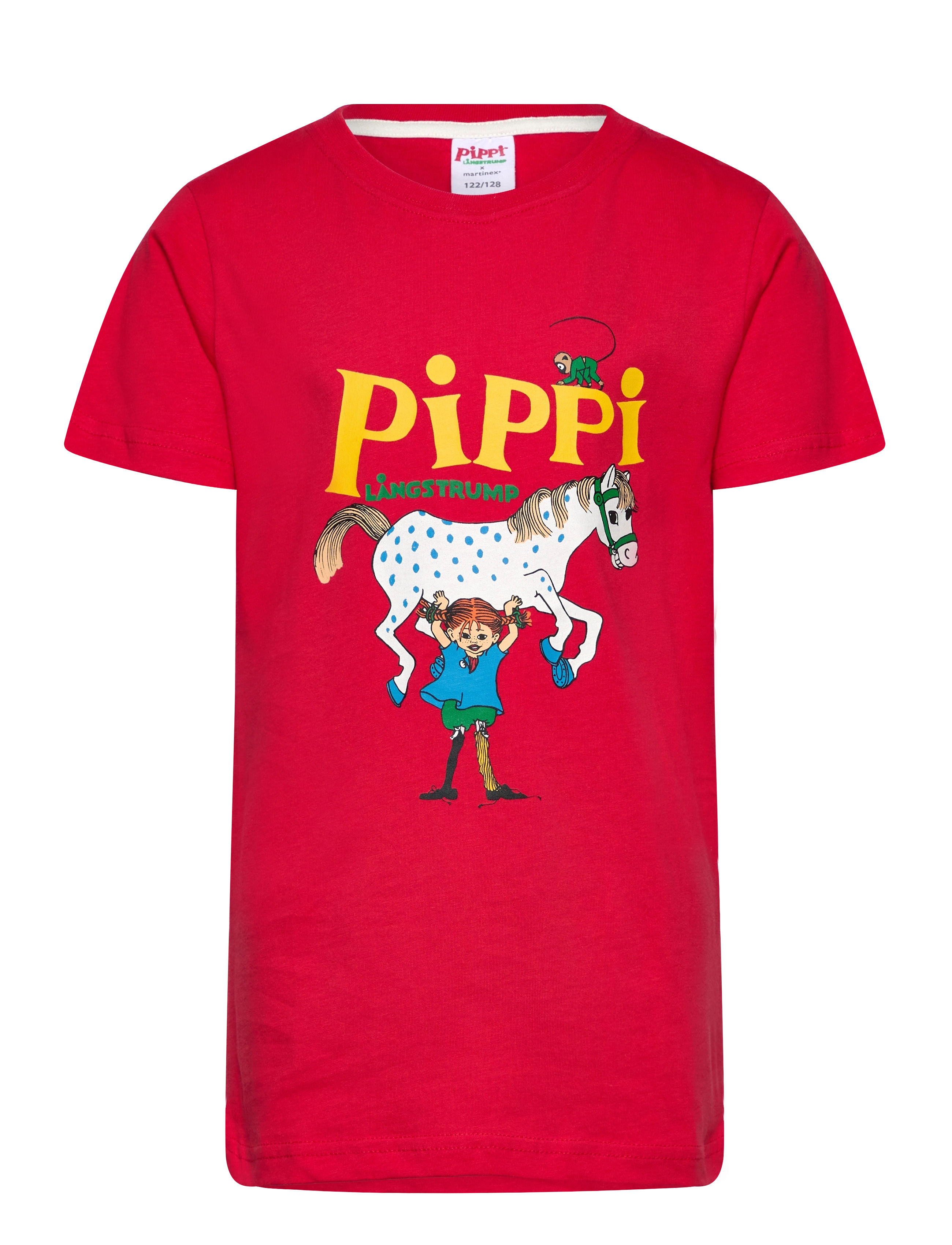 Pippi Langstrømpe PIPPI T-SHIRT 2 - Overdele - RED / red
