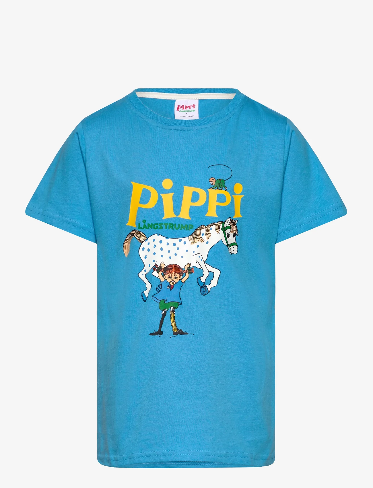 Martinex - PIPPI T-SHIRT - kortærmede t-shirts - blue - 0