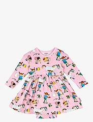 Martinex - NEIGHBOURS BODYSUIT DRESS - long-sleeved baby dresses - pink - 0