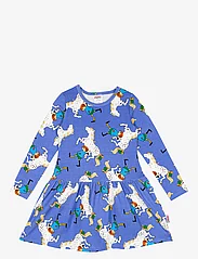 Martinex - THE HORSE DRESS - long-sleeved casual dresses - blue - 0