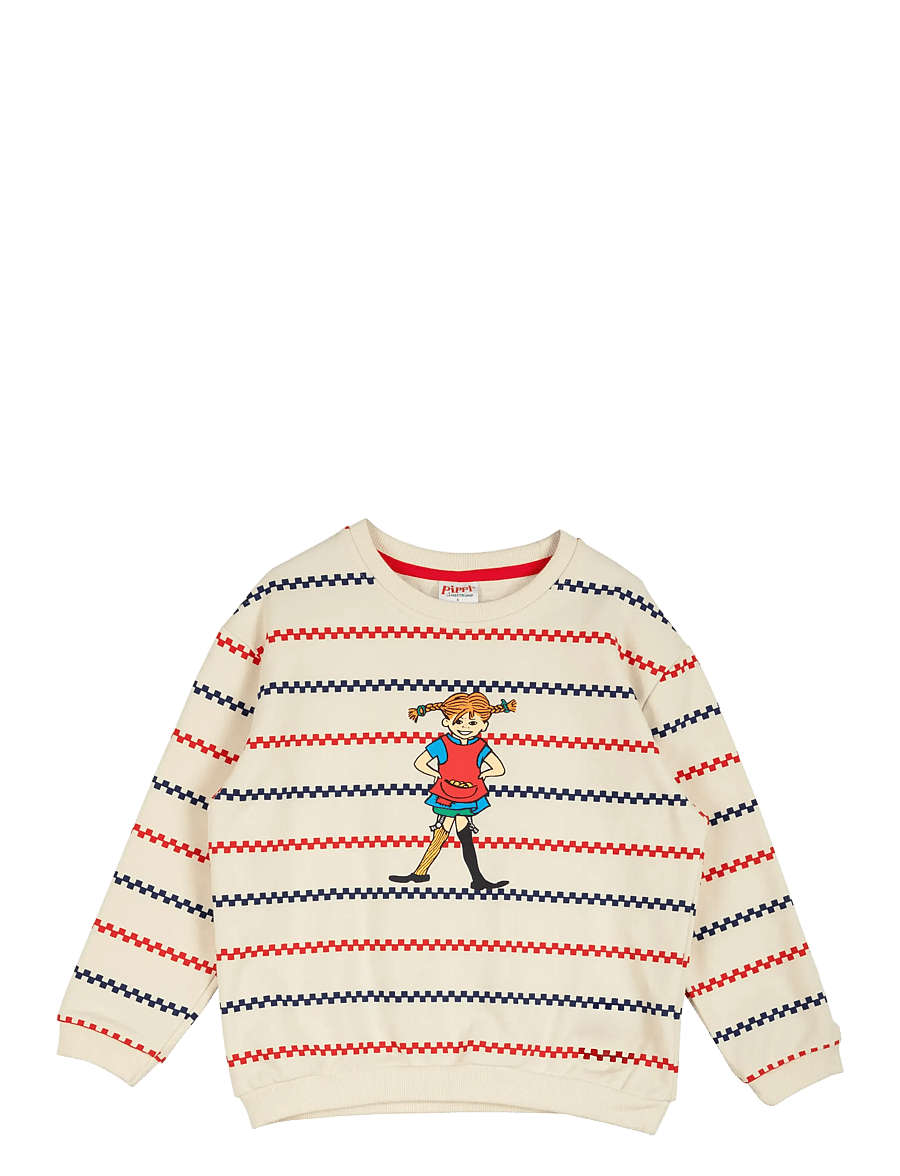 Pippi Langstrømpe - SQUARE STRIPE SWEATSHIRT - trøjer - white - 0