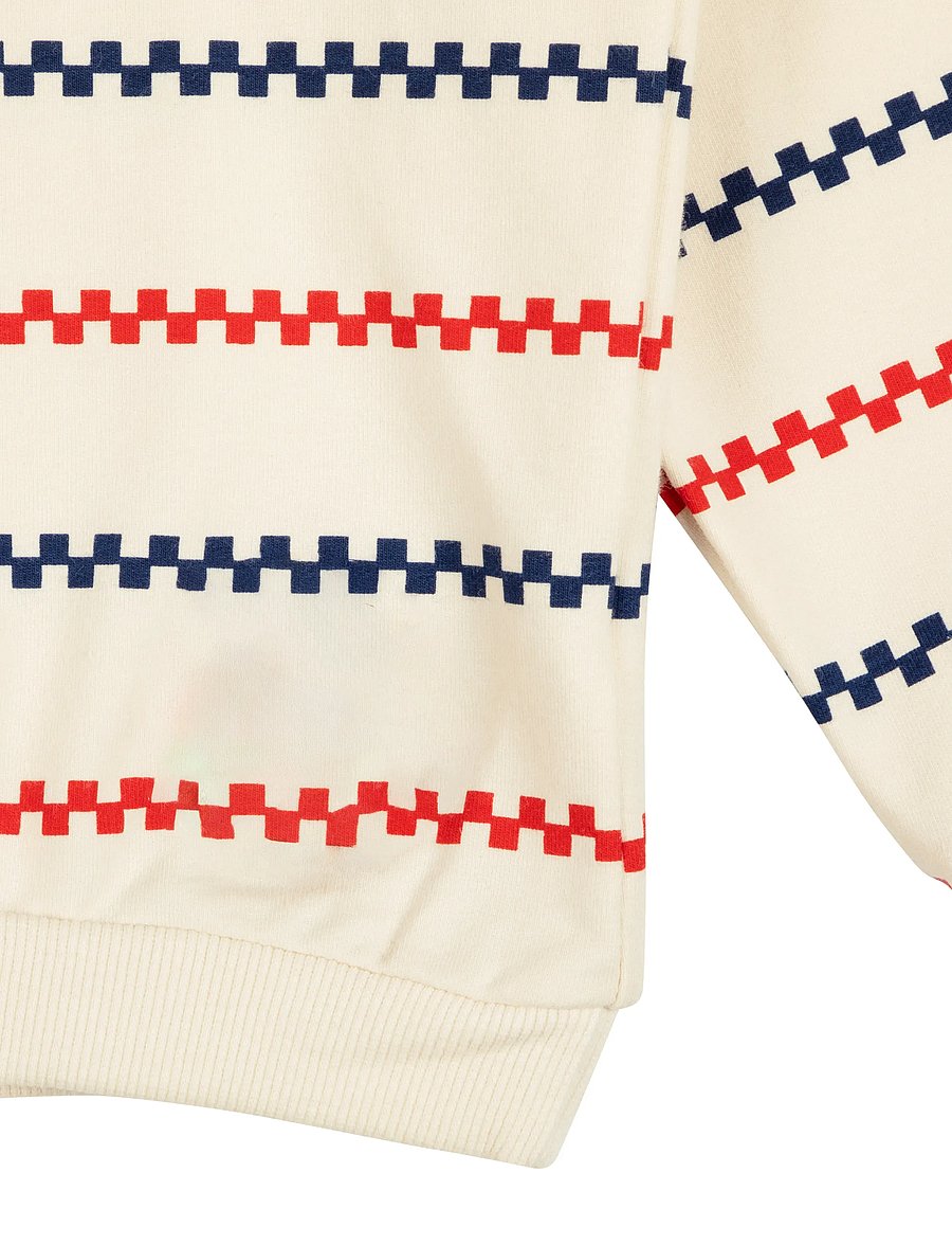 Pippi Langstrømpe - SQUARE STRIPE SWEATSHIRT - trøjer - white - 1