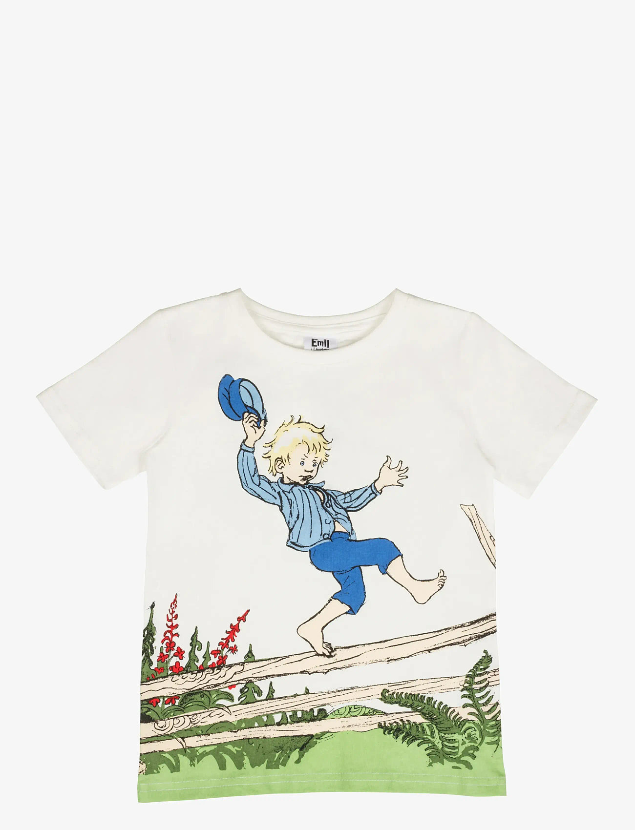 Emil i Lönneberga - STAKET T-SHIRT - kortærmede t-shirts - white - 1