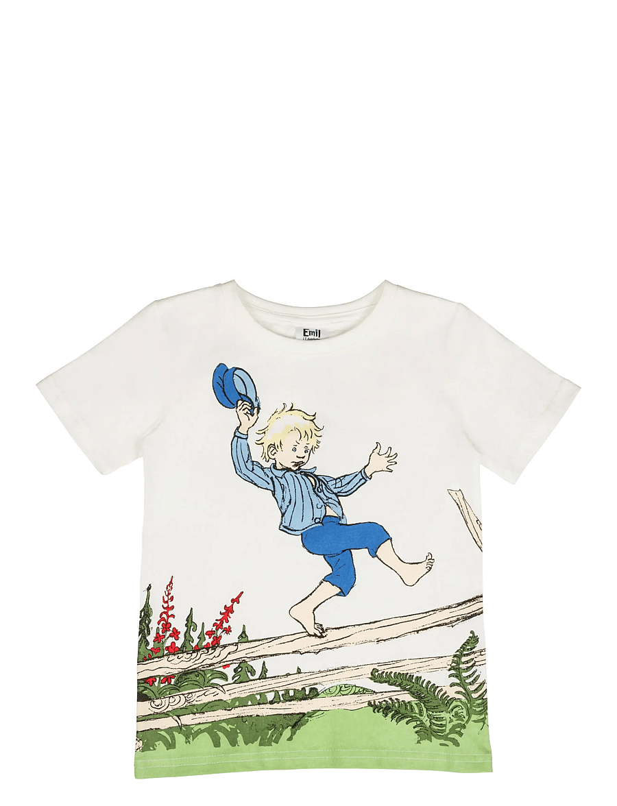 Vahtramäe Emil - STAKET T-SHIRT - lühikeste varrukatega t-särgid - white - 1