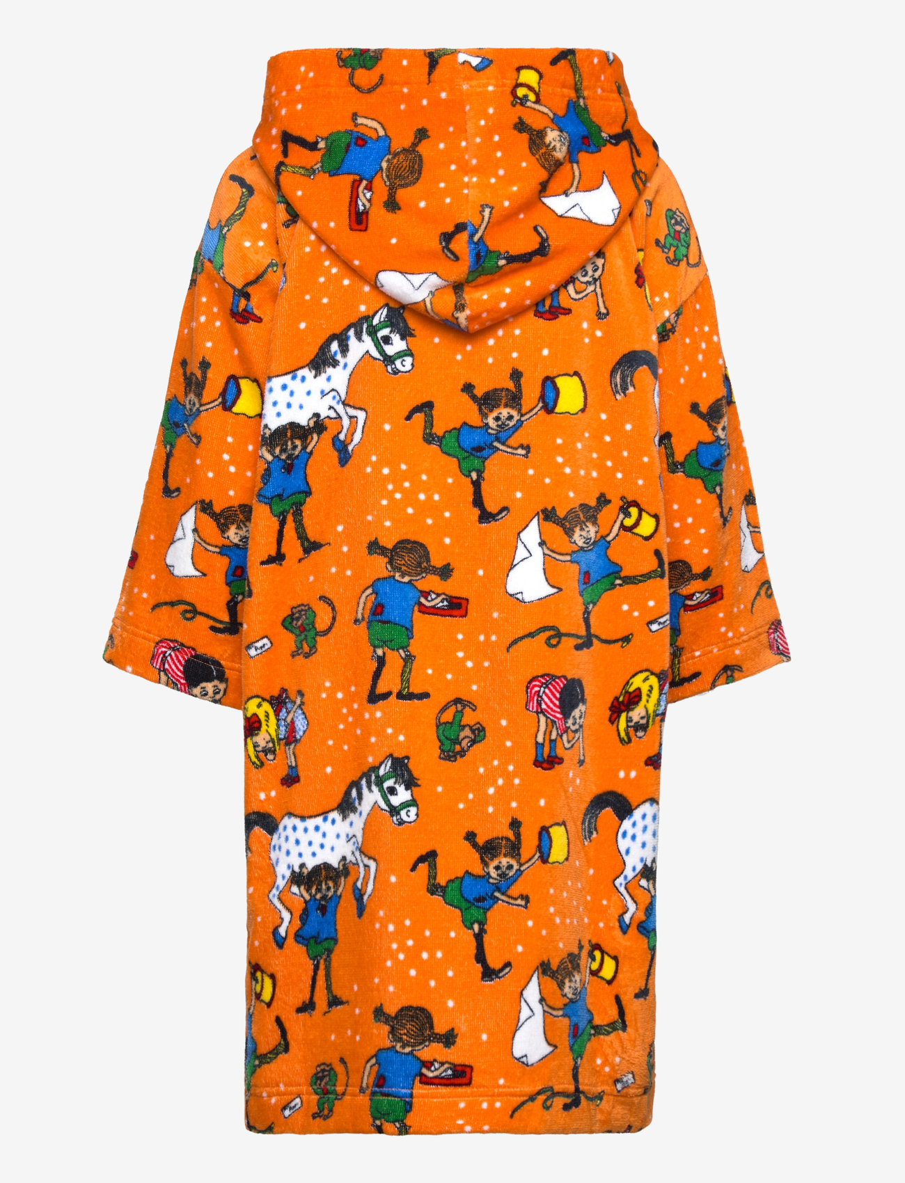 Pippi Långstrump - GRANNAR BADROCK - morgonrockar - orange - 1