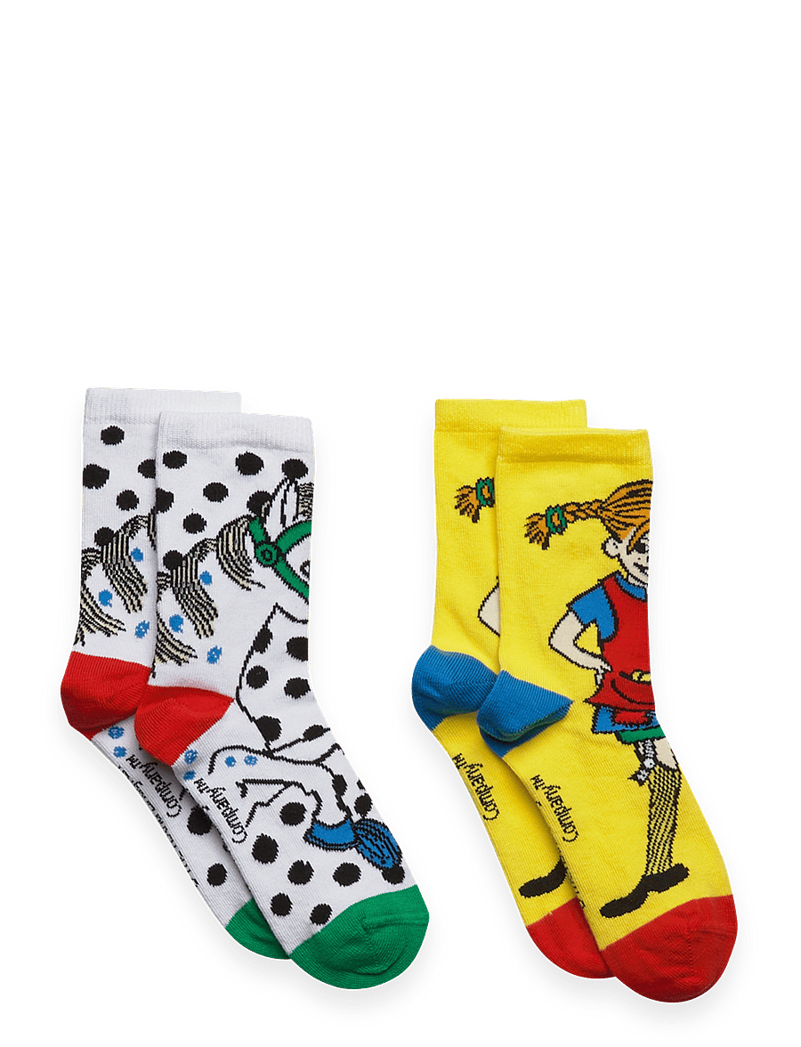 Pipi Pikksukk - PIPPI STRUMPOR 2ST - sokid - yellow - 0