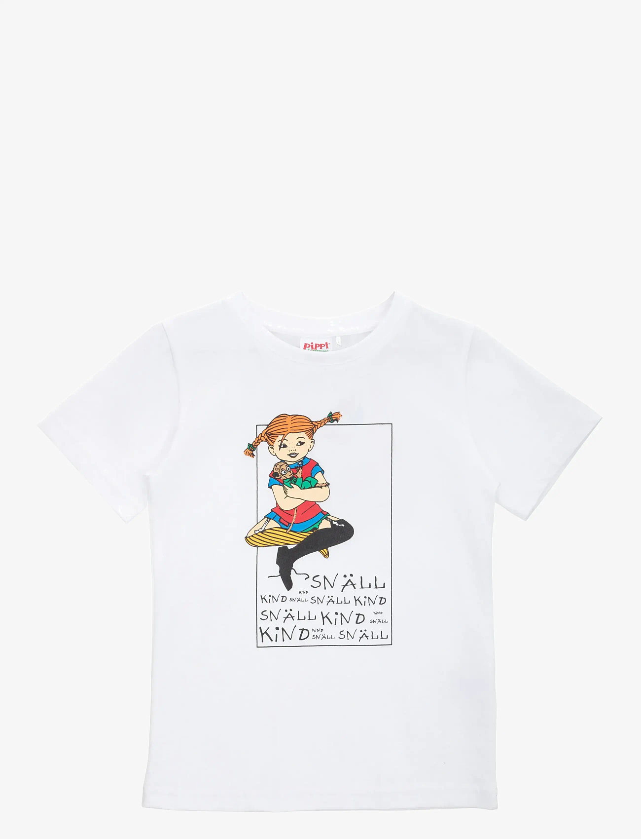 Pippi Langstrumpf - PIPPI SNÄLL T-SHIRT - kurzärmelige - white - 0