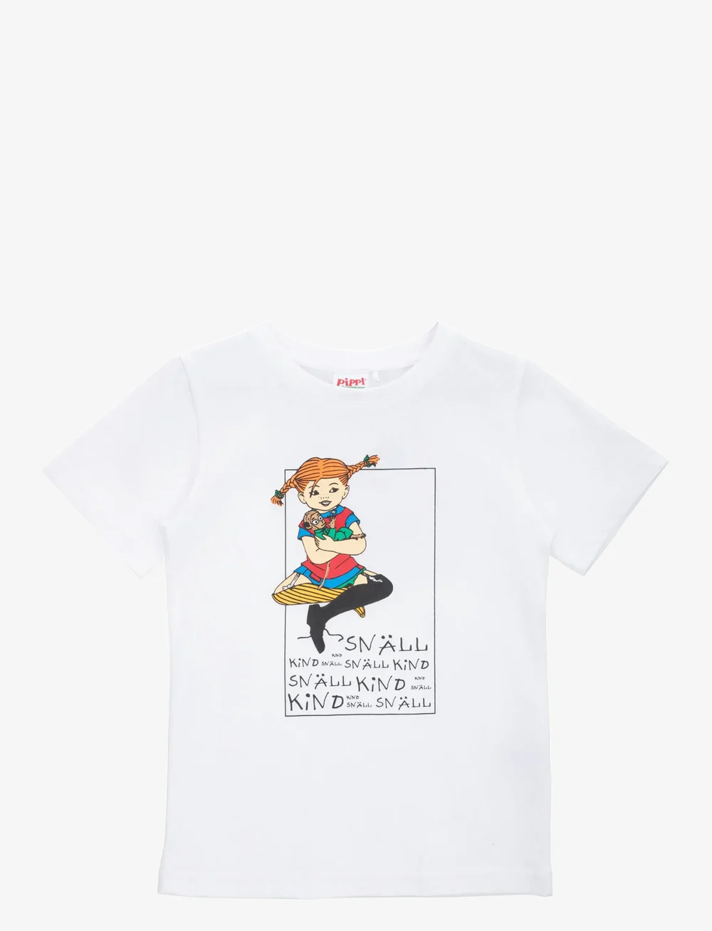 Pippi Långstrump - PIPPI SNÄLL T-SHIRT - kortärmade t-shirts - white - 0