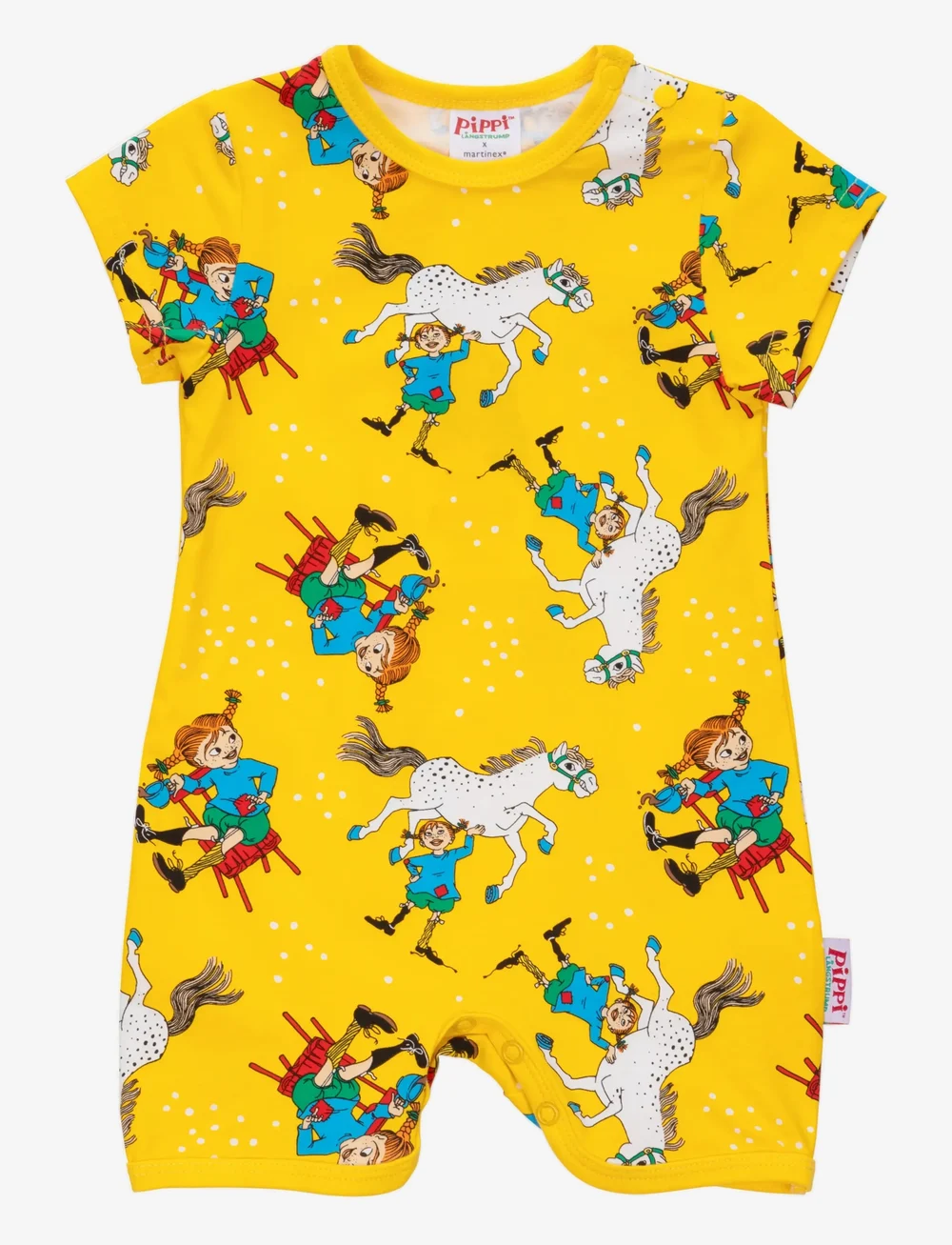 Martinex - SJÄLVSÄKER PLAYSUIT - kortärmade bodysuits - yellow - 0
