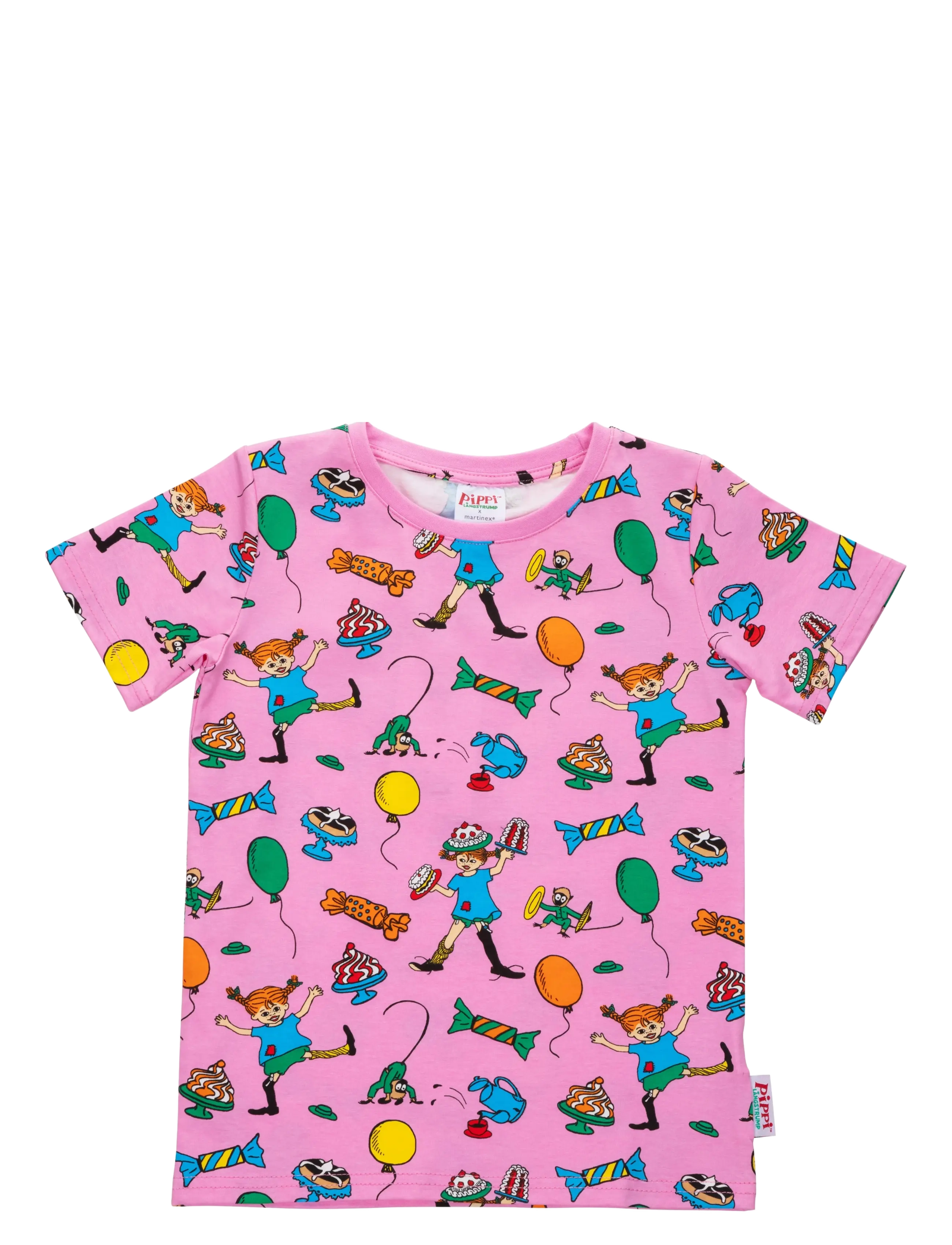 Pippi Långstrump FEST PIPPI T-SHIRT - 4 for 3 - PINK / pink/rose