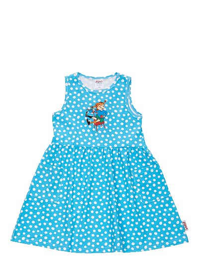 Pipi Pikksukk PRICKIGT KLÄNNING - Varrukateta beebi kleidid - BLUE / blue