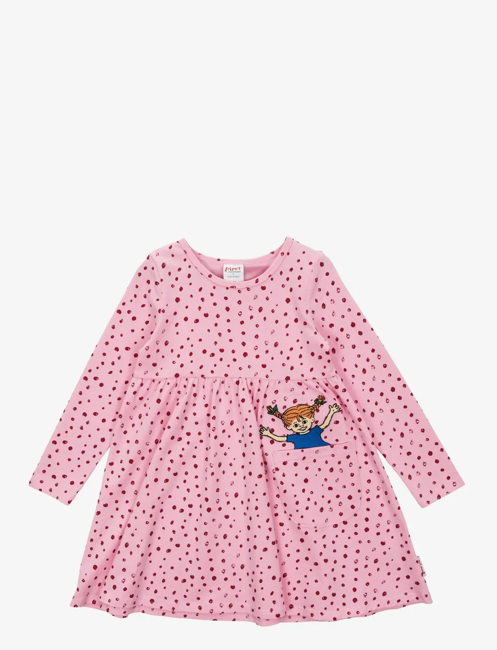 MUMIN - SPECKLE DRESS - langærmede hverdagskjoler - pink - 0