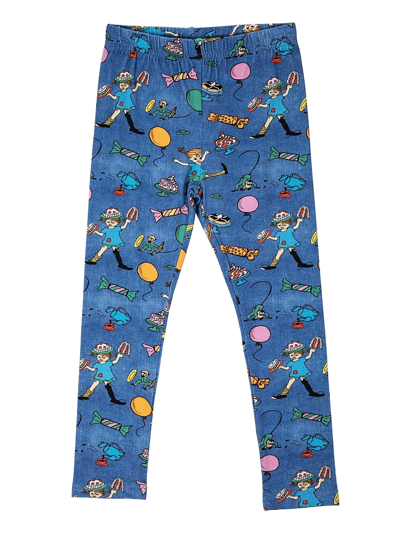 Pippi Langstrumpf - FEST PIPPI LEGGINGS - leggings - blue - 0