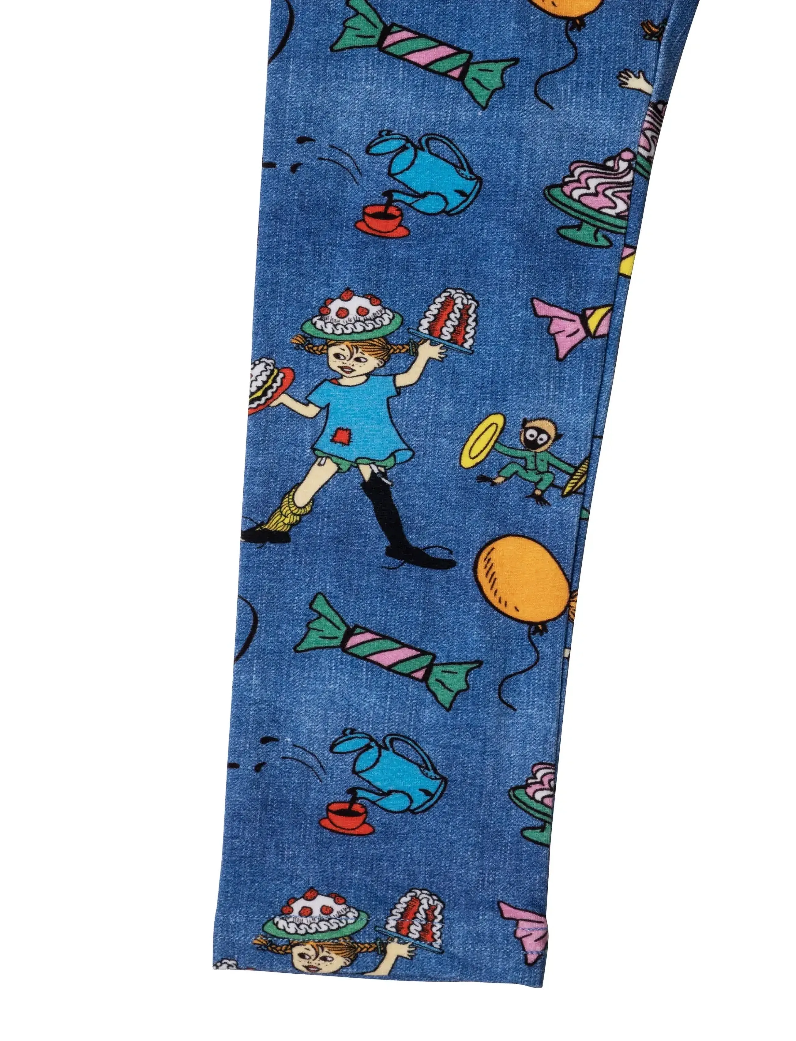 Pippi Långstrump - FEST PIPPI LEGGINGS - blue - 2