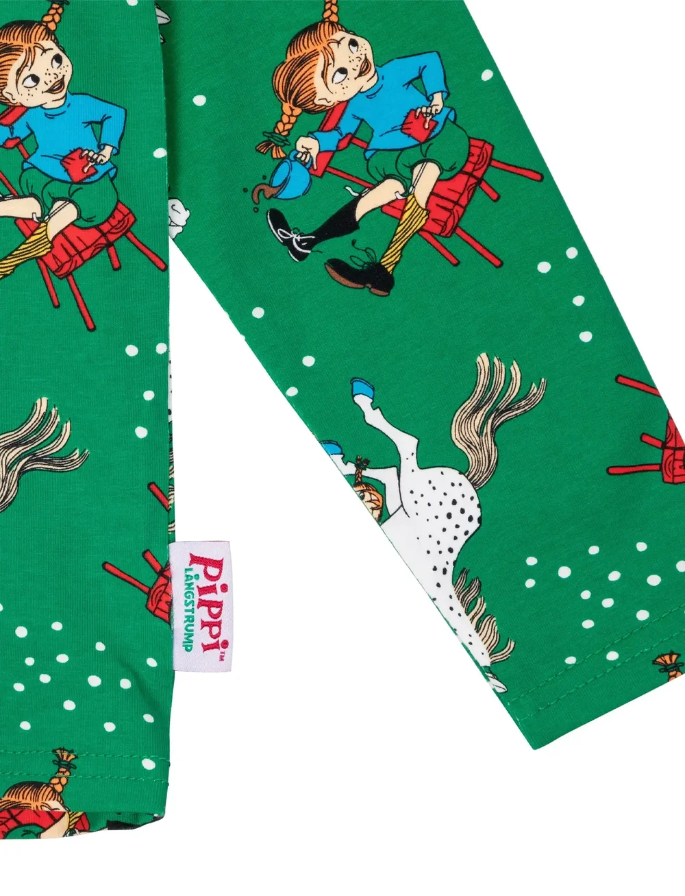 Pippi Langstrumpf - SJÄLVSÄKER TRÖJA - langärmelig - green - 1